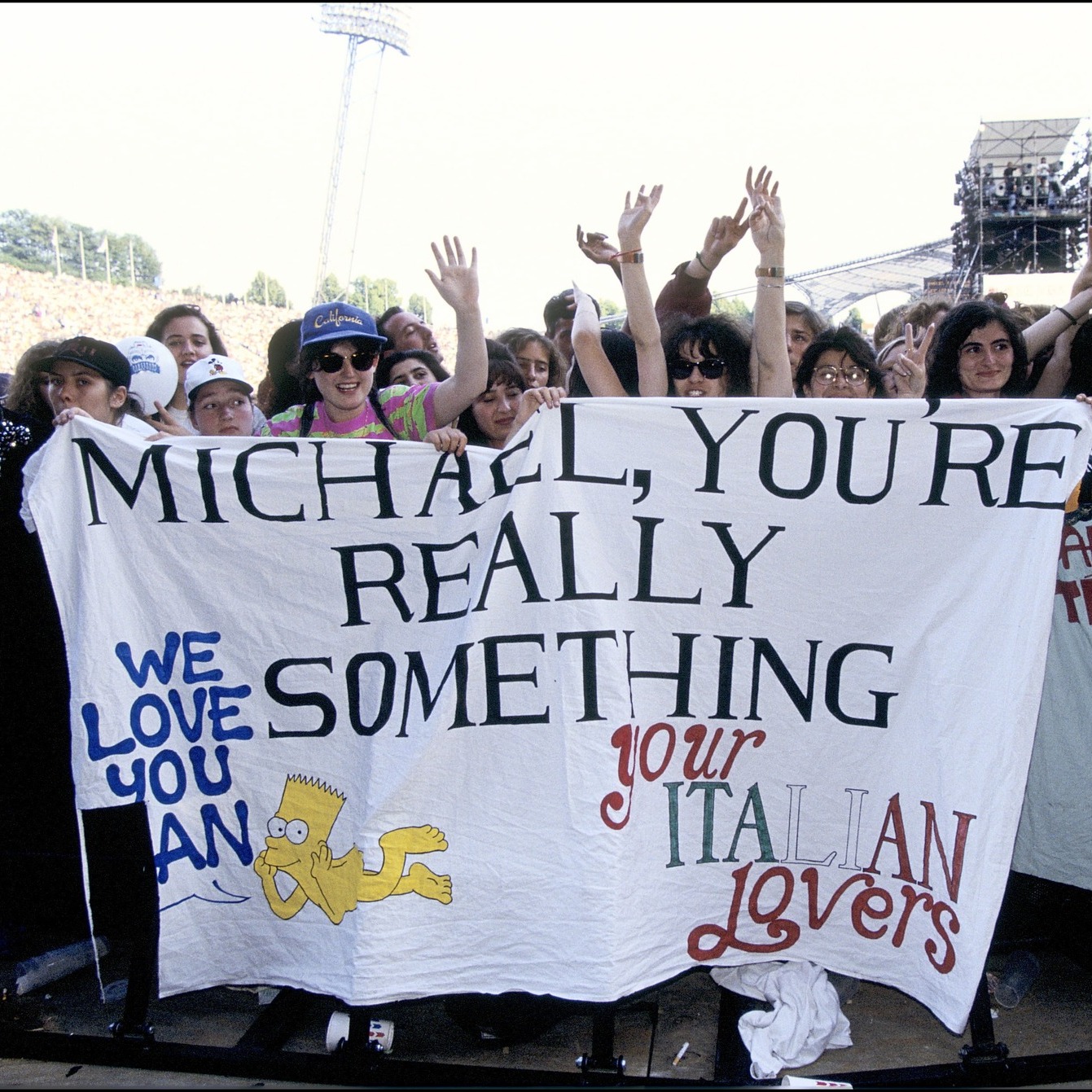 European fans at Michael
