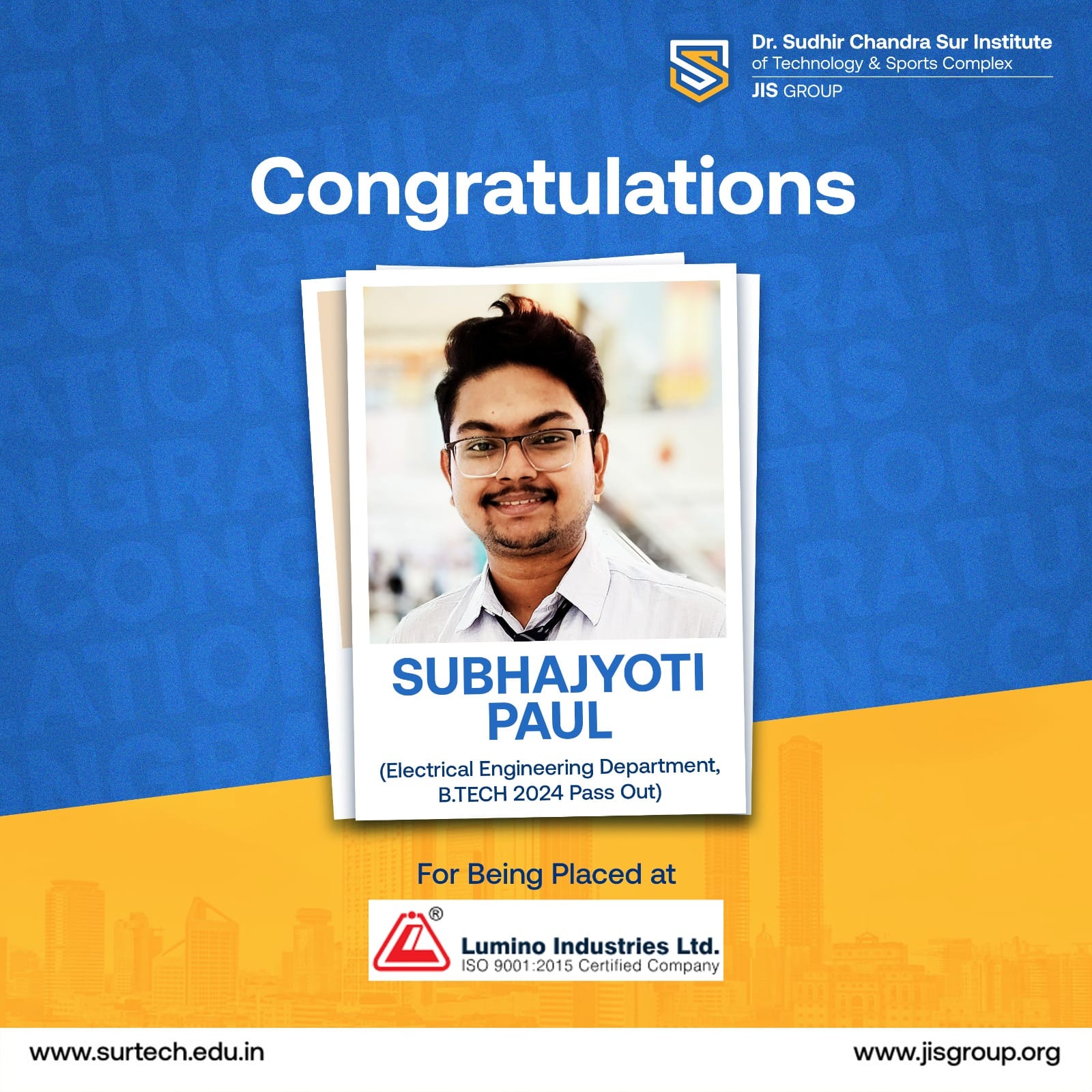 Department of Electrical Engineering, SurTech, JIS Group | Kolkata