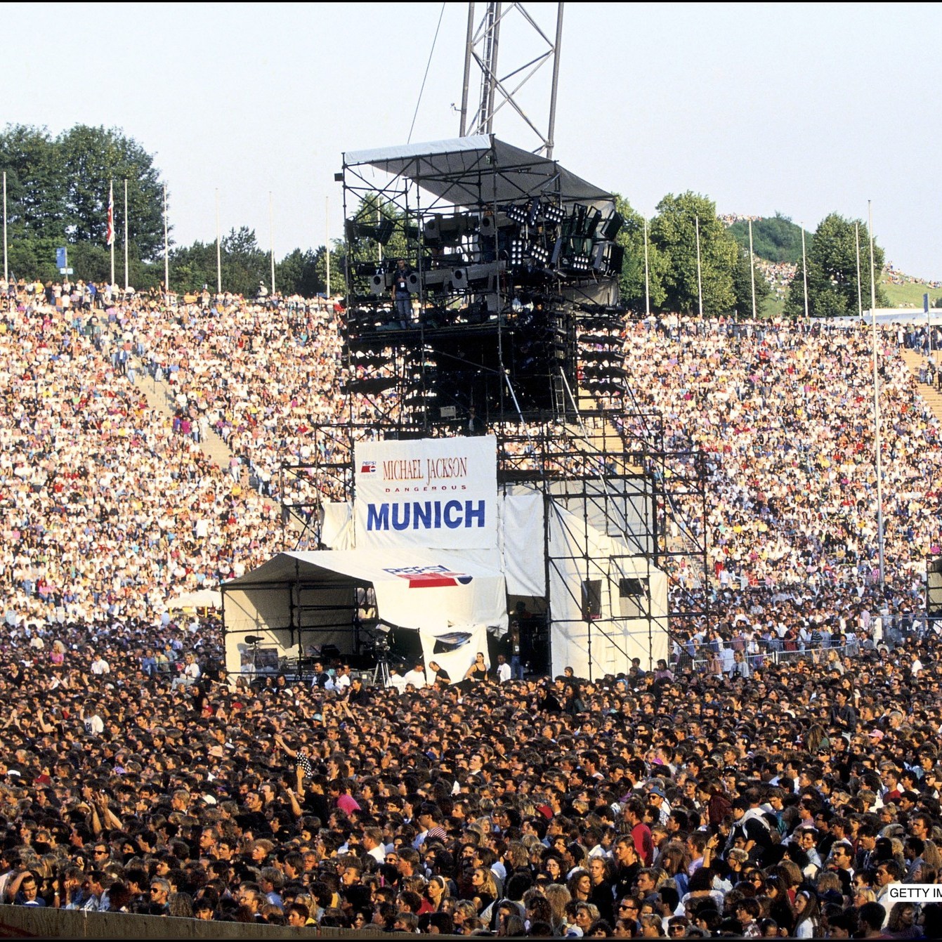 European fans at Michael