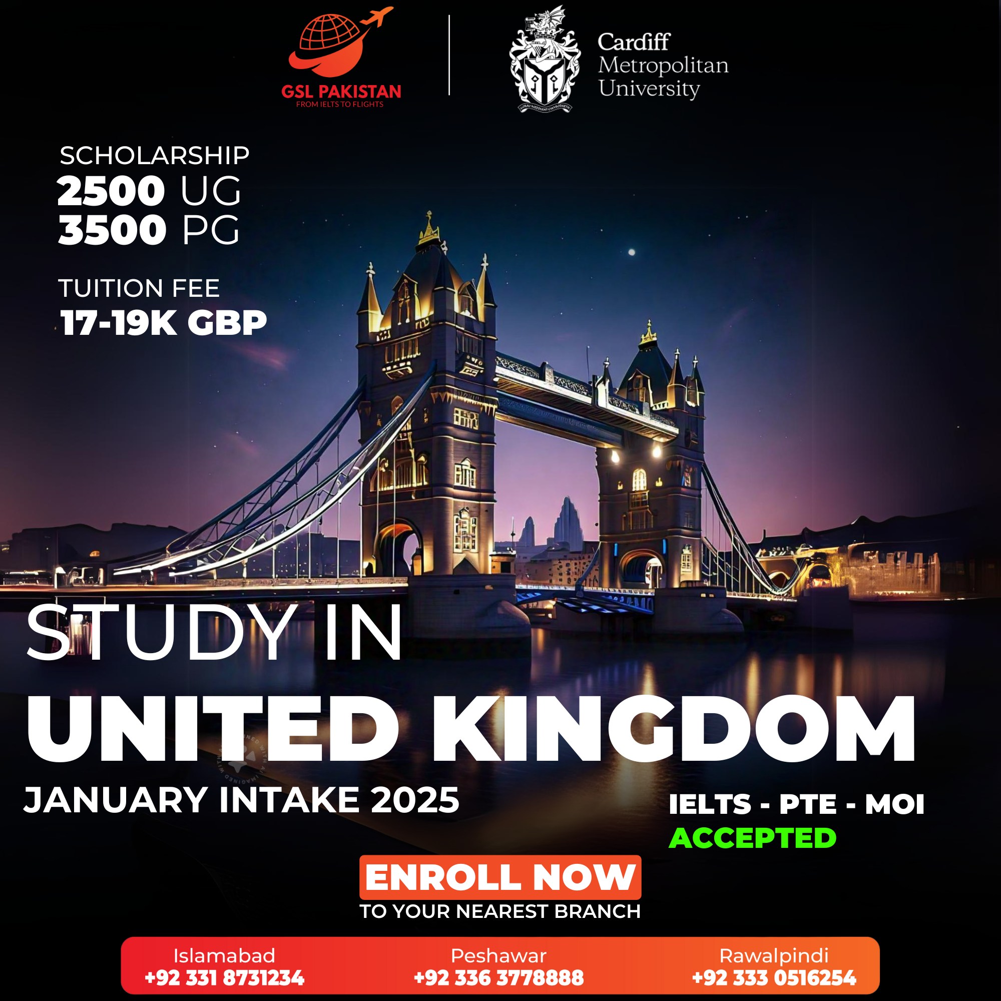 GSL - 🌟 Dreaming of Studying in the UK? 🌉 January Intake 2025 is open ...