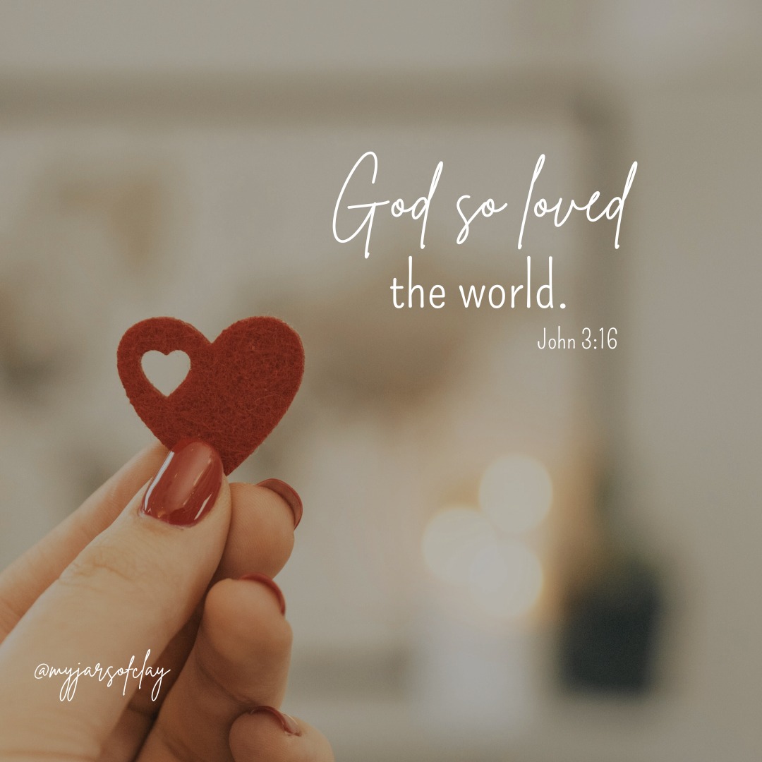 My - God so loved the world and Mary so loved God. What a beautiful ...