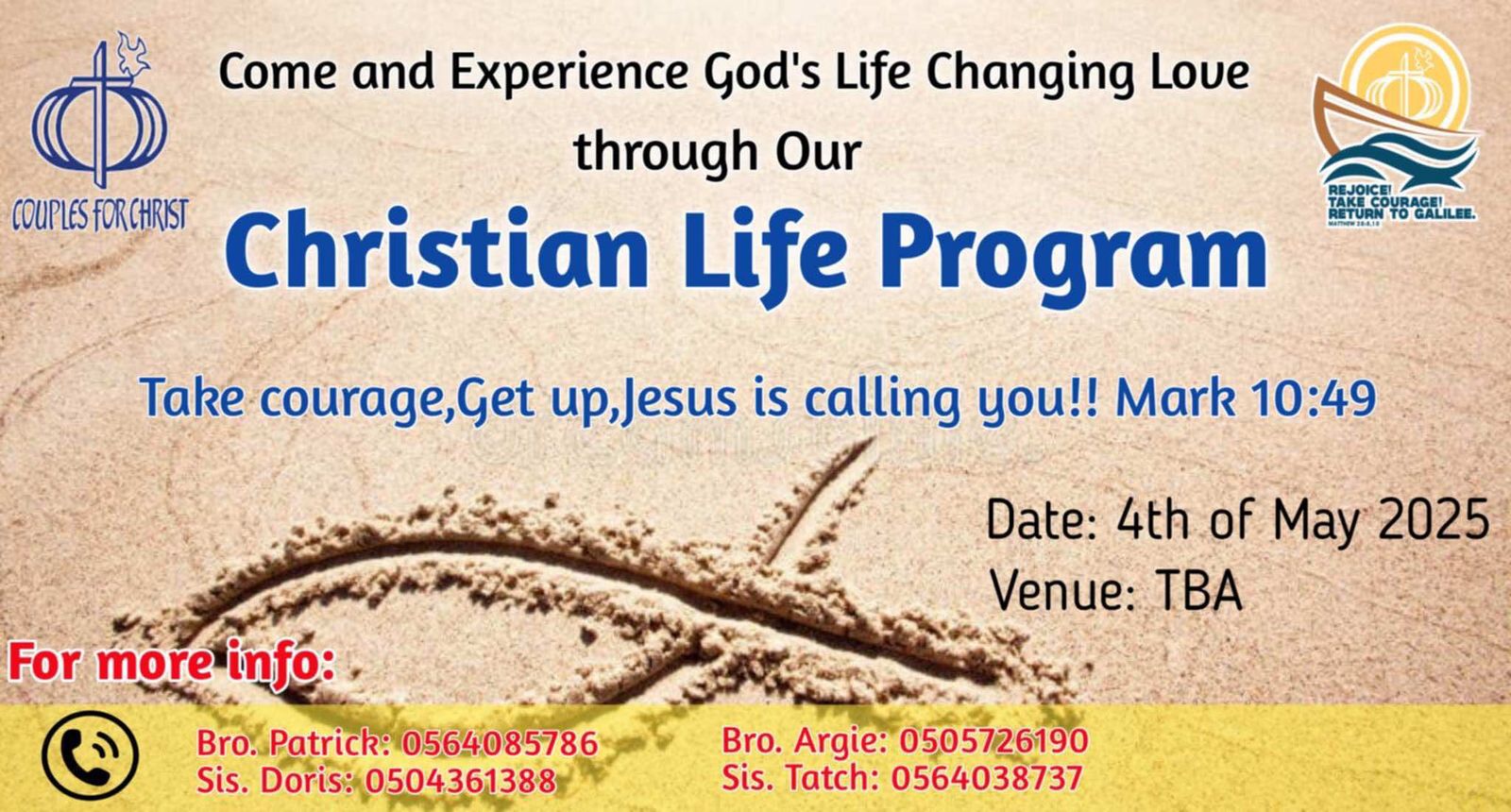 SMCCFilipino - Christian Life Program Invitation from CFC... | Facebook