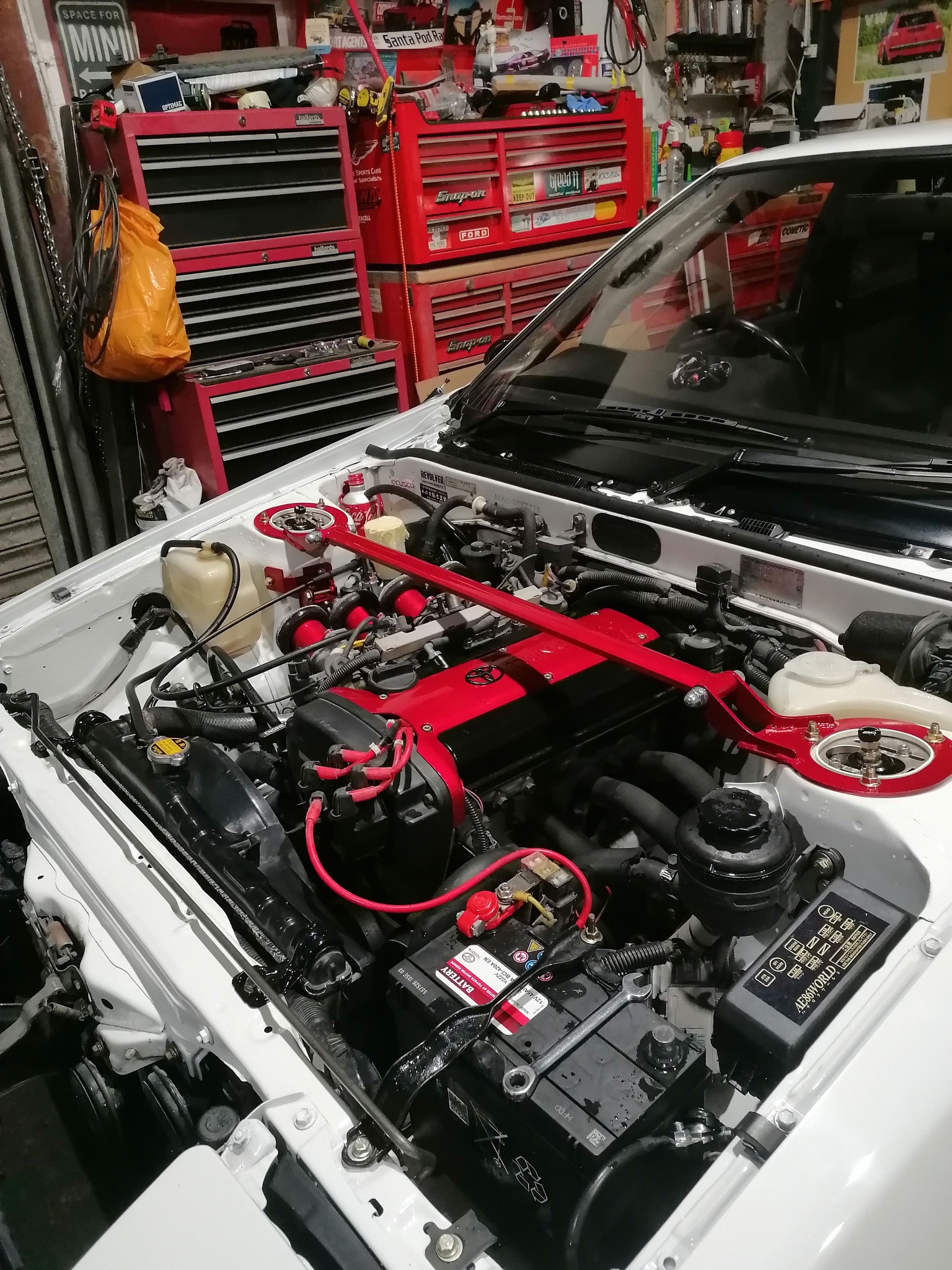 Hi this is my 20v black top toyota ae86 fresh build Looking
