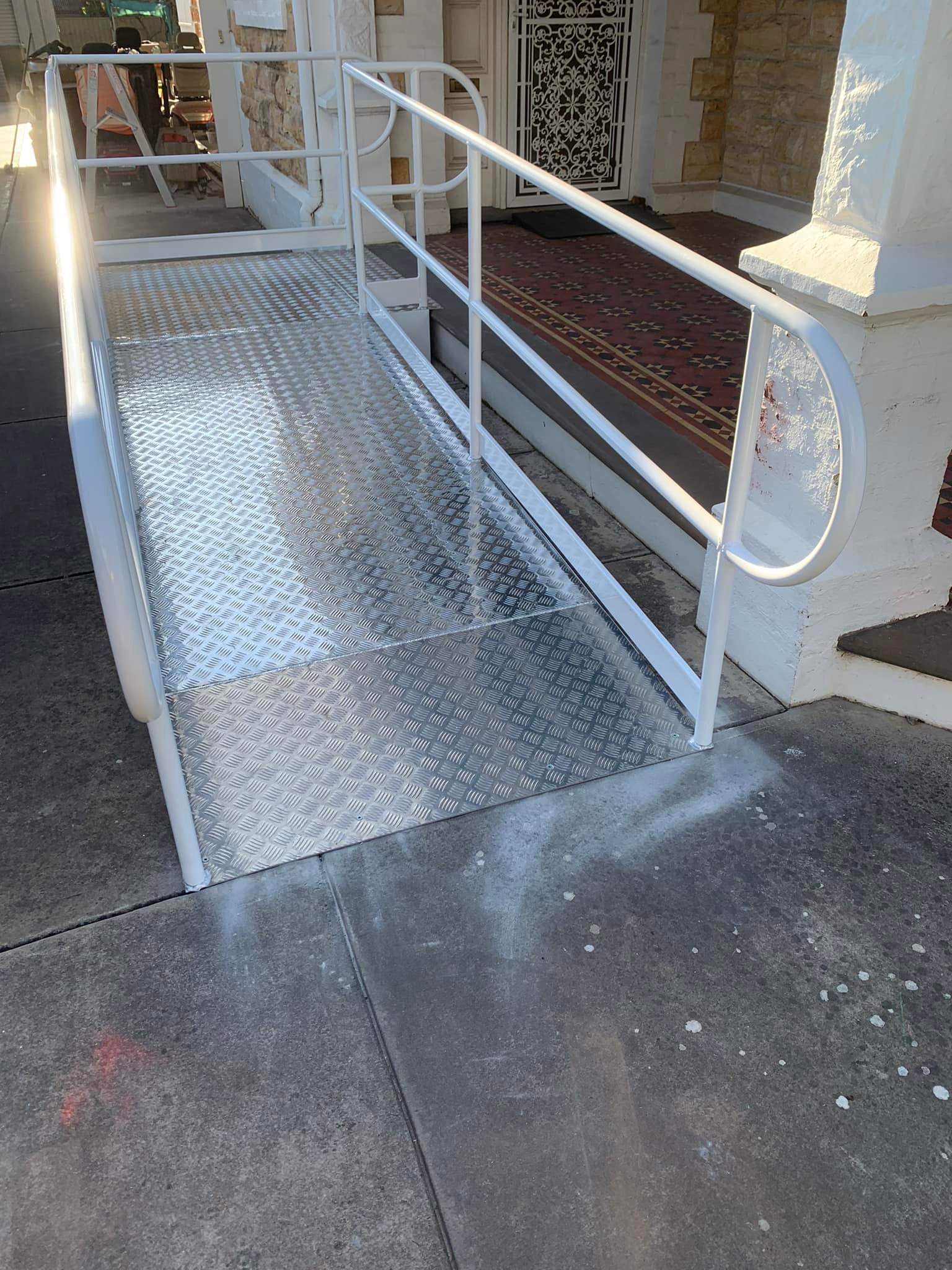 New aluminium ramp... - Murray Bridge Stairs & Engineering