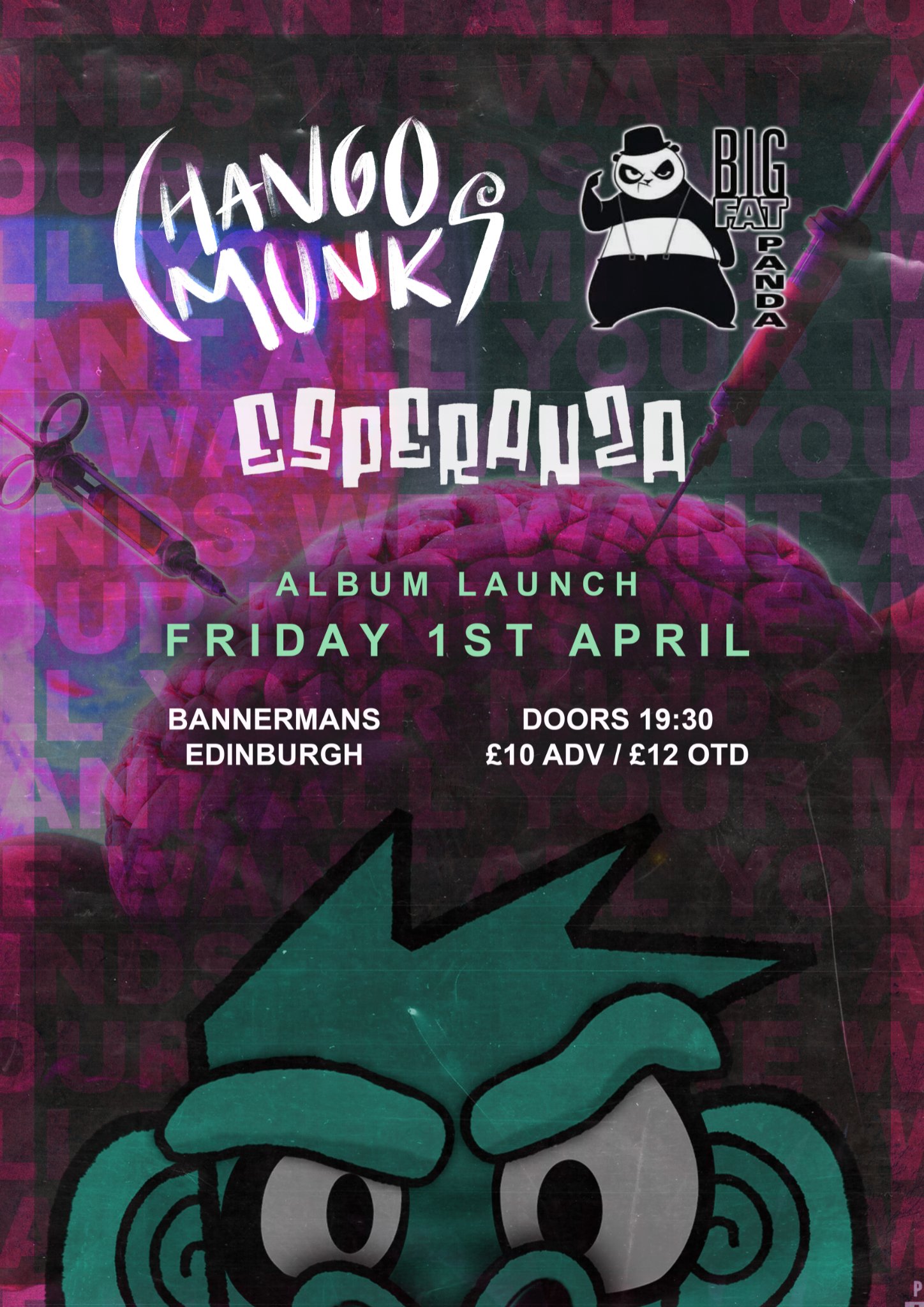 Chango Munks - It's happening!! We are stoked to announce...