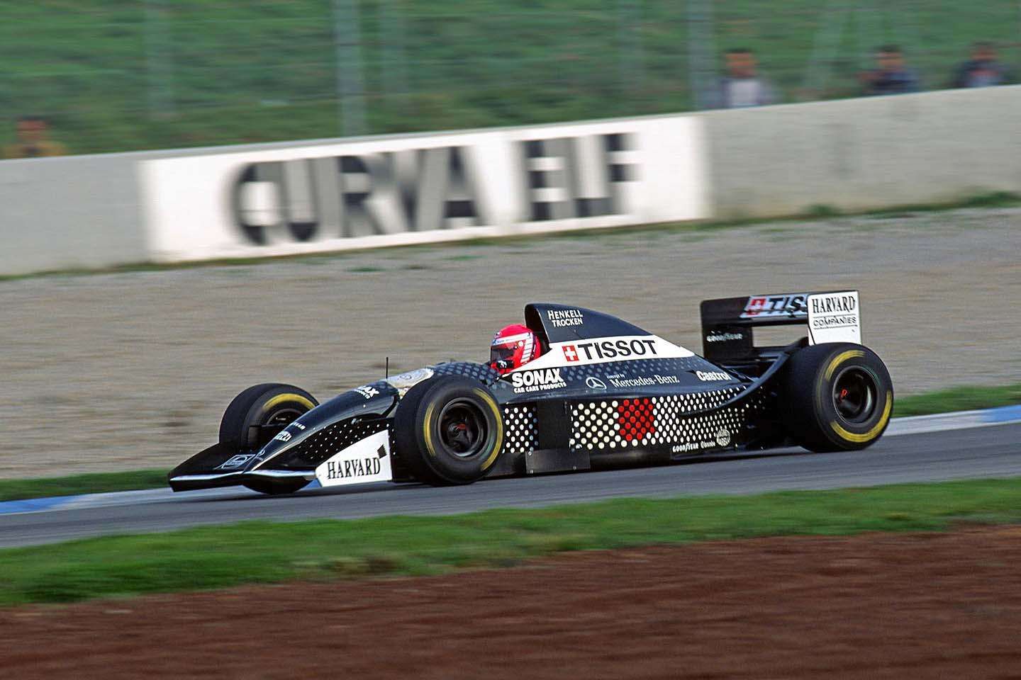 Sauber c13-mercedes v10 testing in 1994