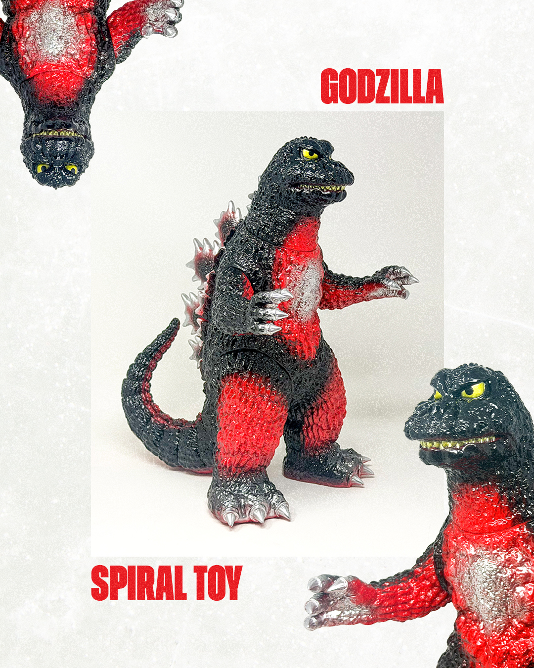 Every kaiju is a work of art. 🎨 Ultra-rare Spiral Toy Sofubi