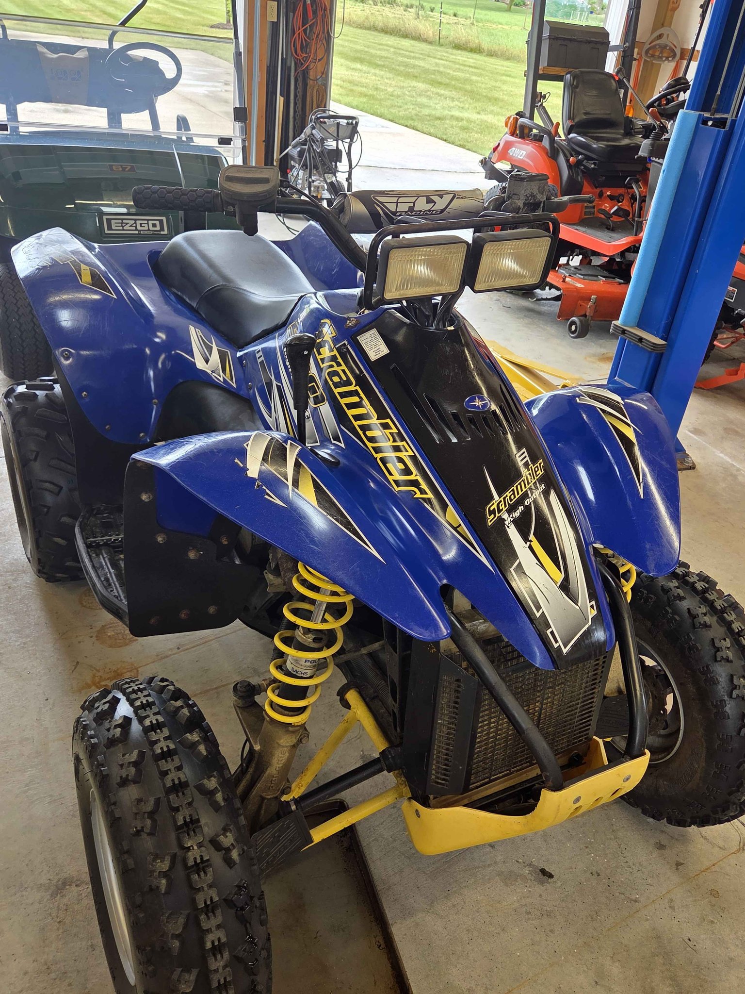 Chaîne Pignon Quad Kit Chaîne Pignon Couronne Polaris 500 Scrambler - Rapport 13/36 - Pour Modèles Hyper Renforcee An 02 à 05 Kit Transmission Polaris Scrambler 500 13-36 Dents 2002-2005