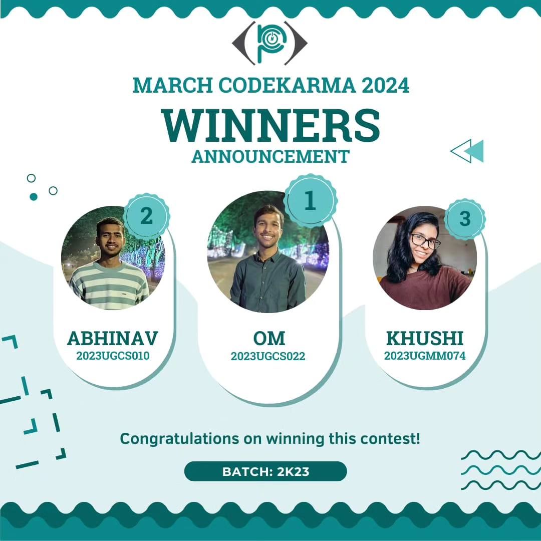 Programming - We are thrilled to announce the winners of our recent ...