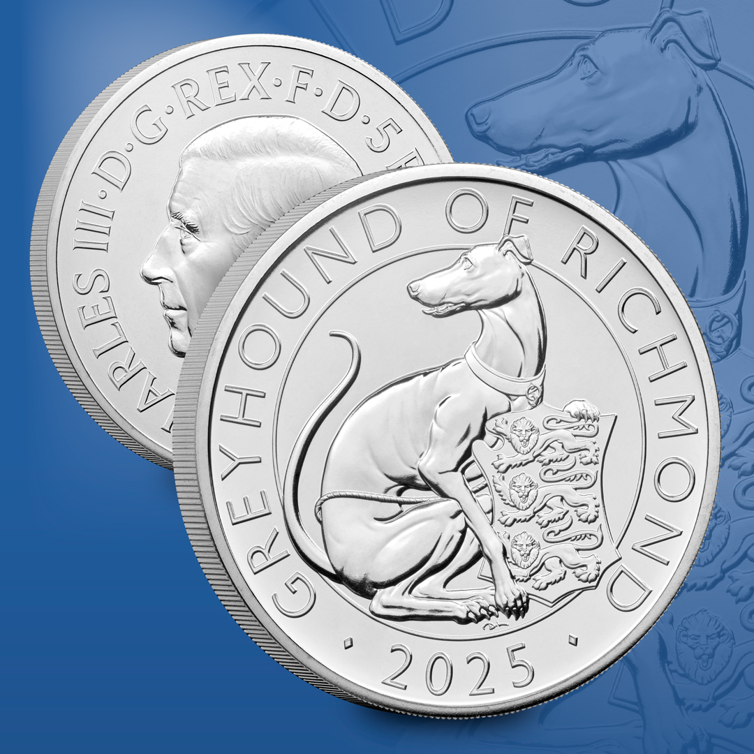 The Greyhound of Richmond races onto a brand new £5 🐾 The latest