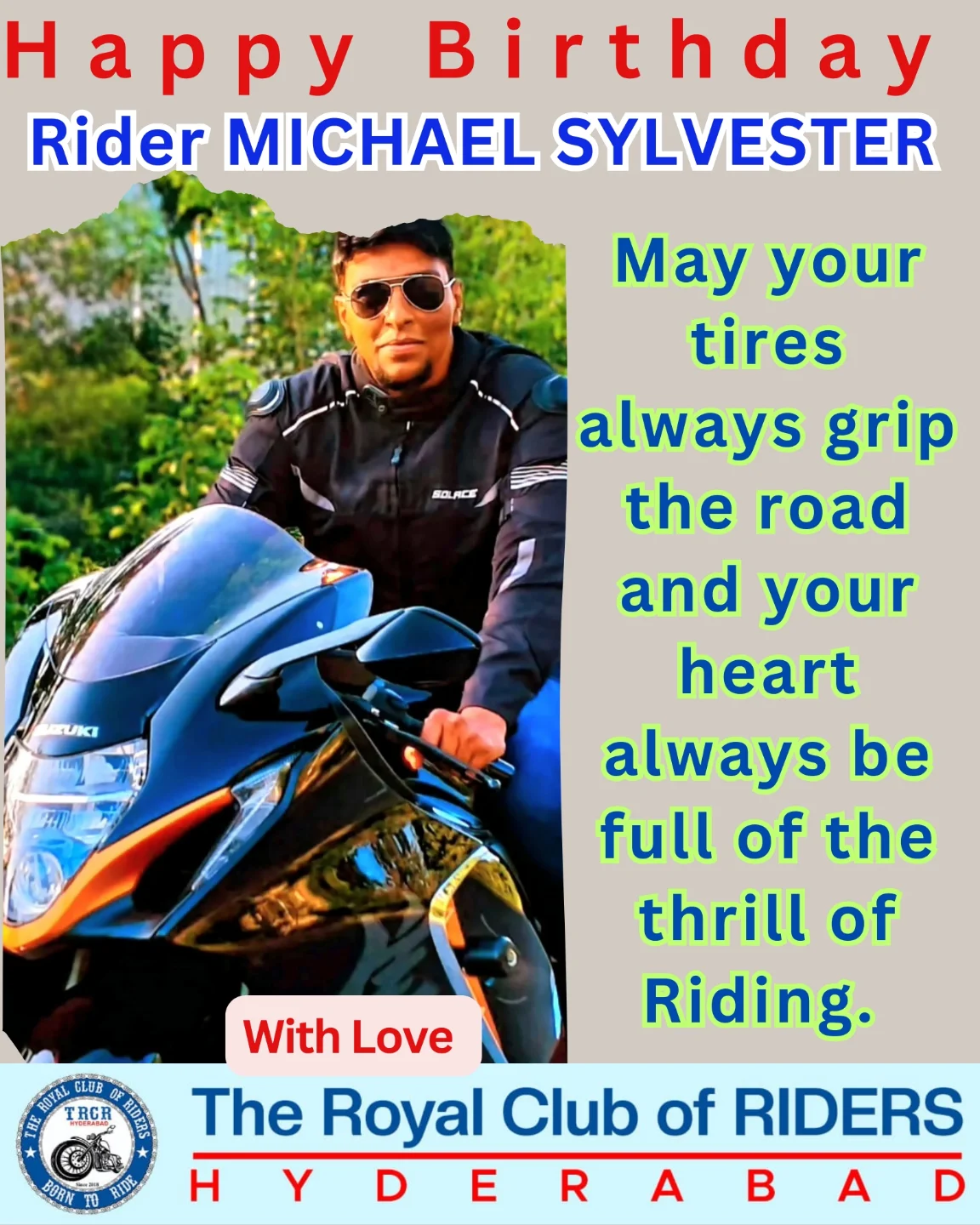 TRCR - #birthday #stayblessed #birthdaywishes #theroyalclubofriders # ...
