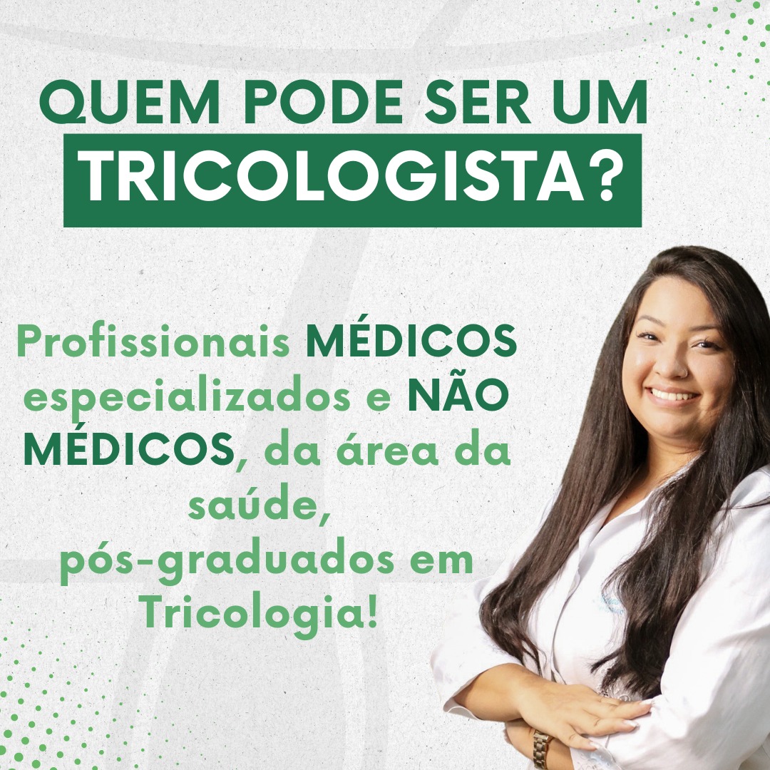 🩺 Quem pode ser Tricologista? 🩺 A Tricologia é uma ciência que estuda a ...
