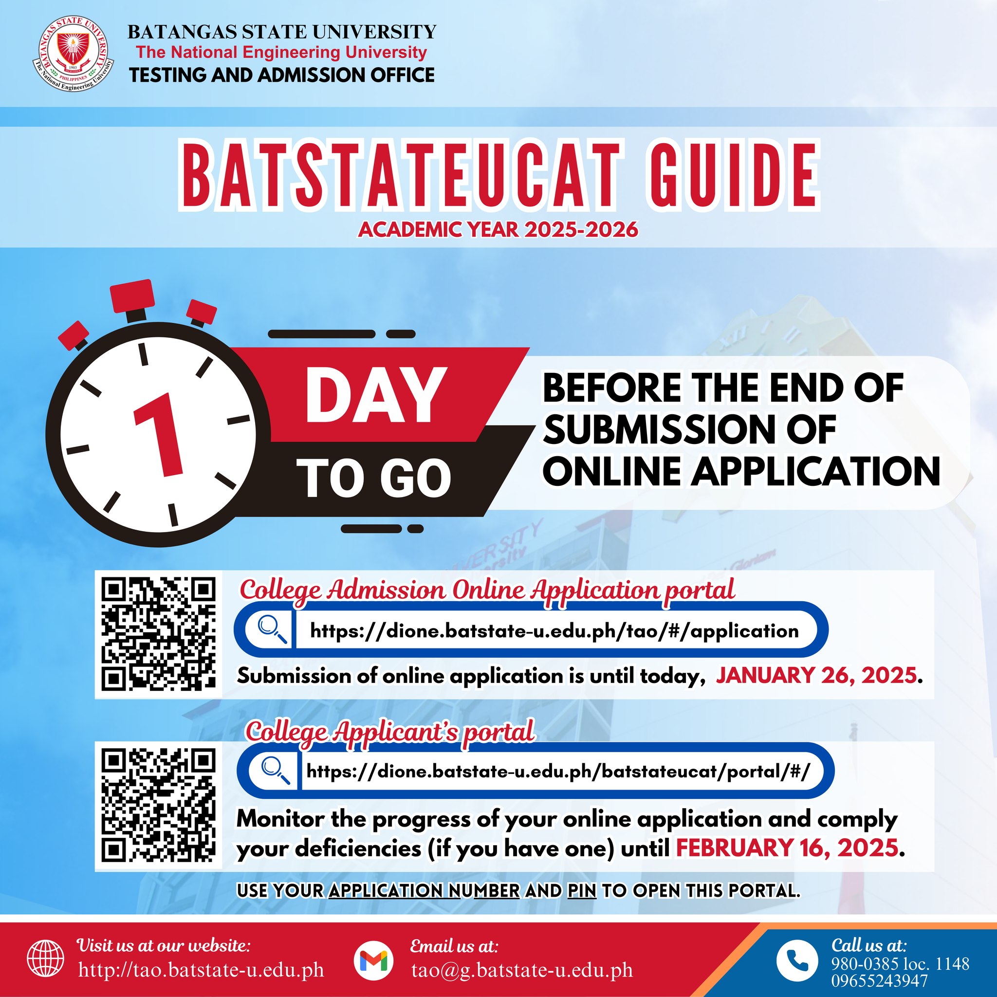 Batangas State University - Testing and Admission Office | Batangas City