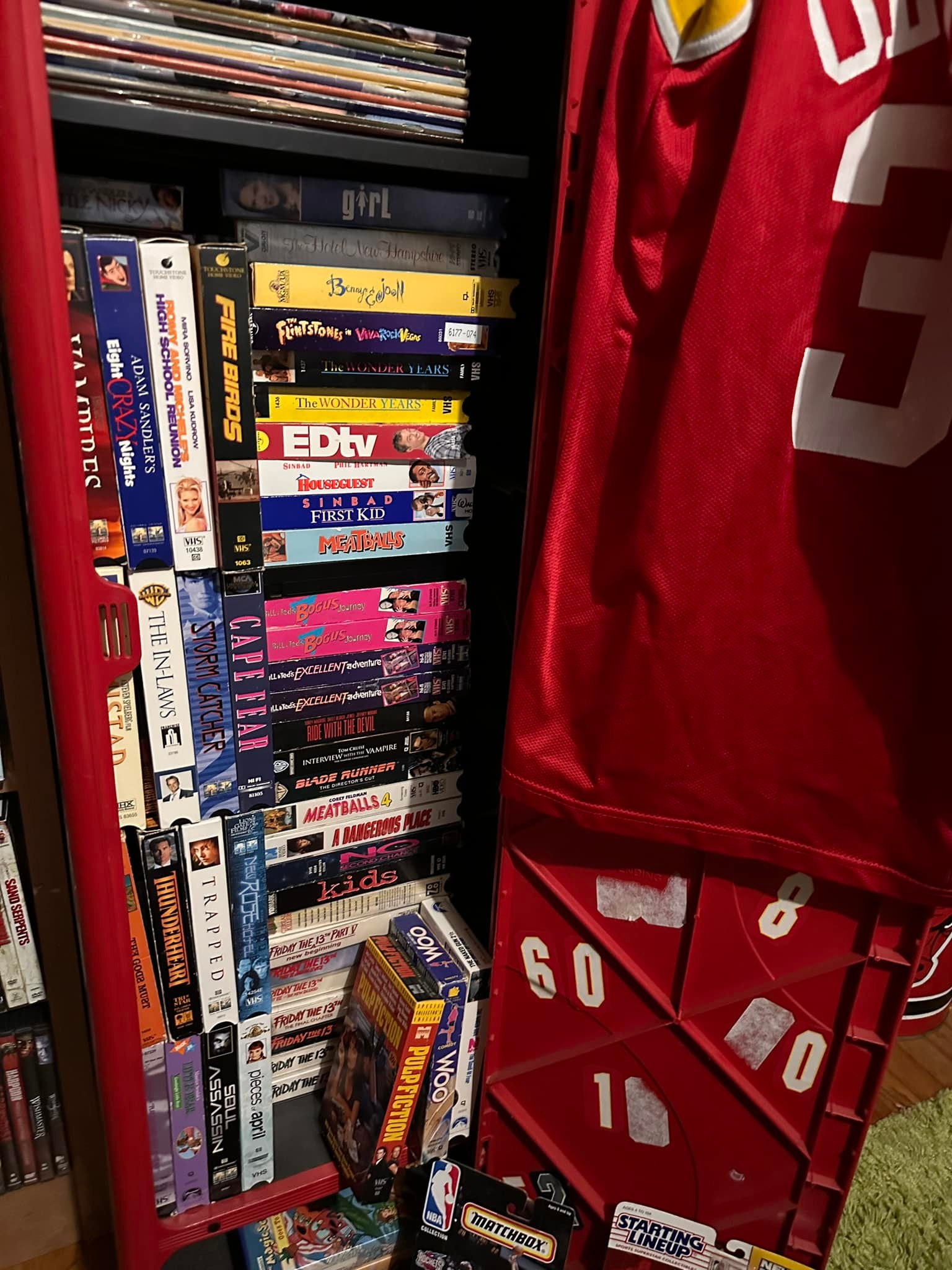 Loaded the locker with more tapes