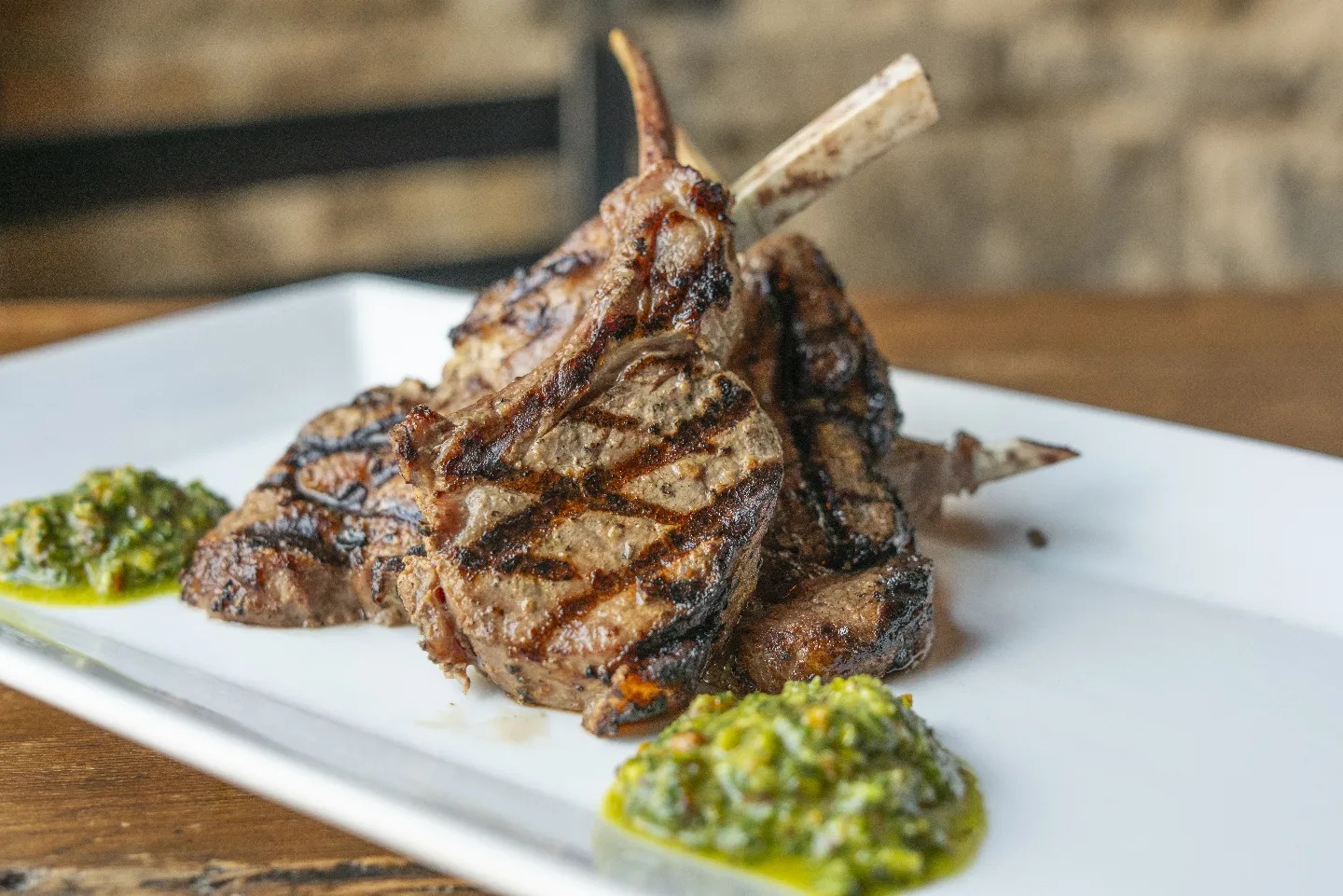 Grotto - LETS GO! Wood-Fired Grilled Lamb with Mint Pistachio Gremolata ...