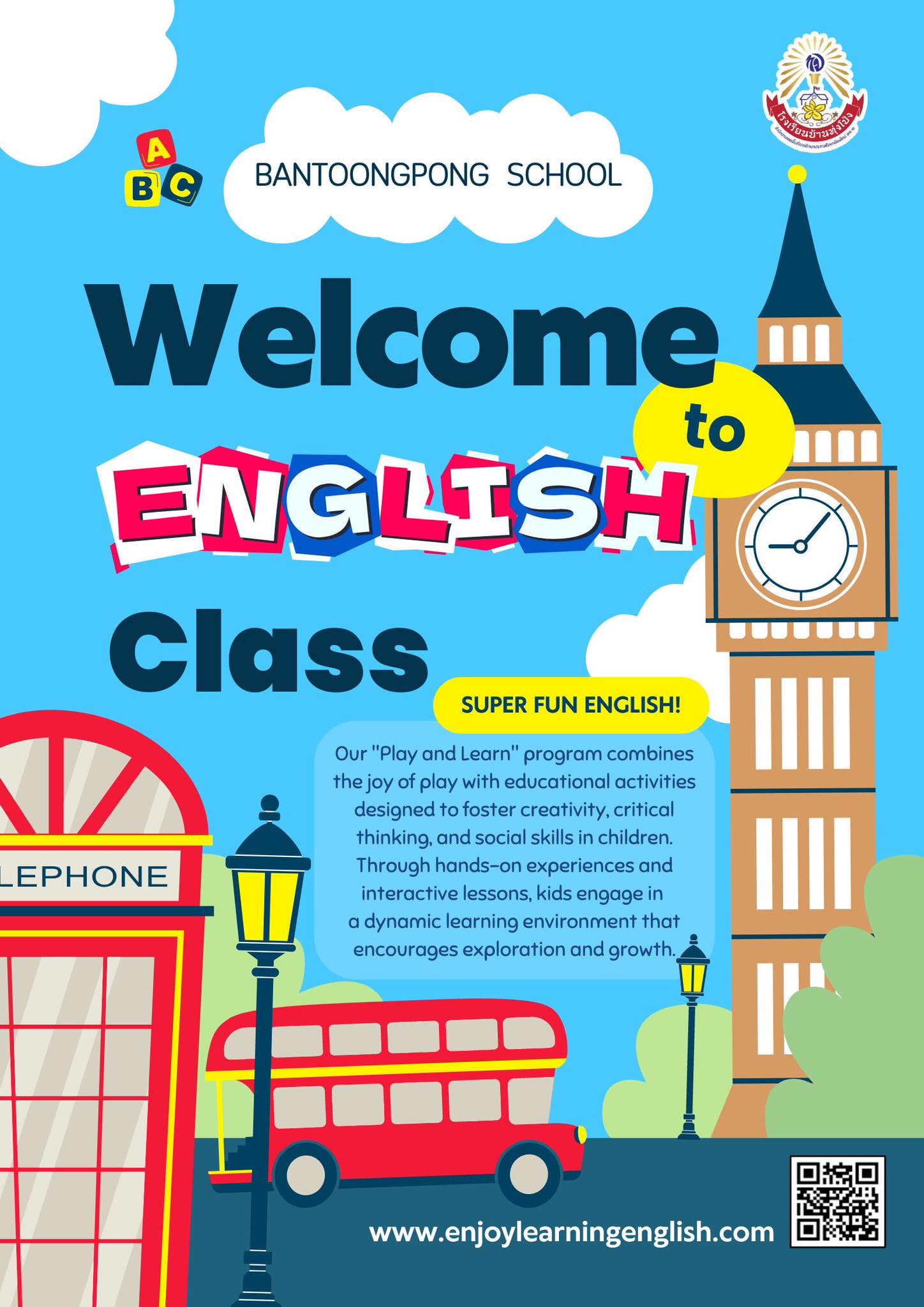 Enjoy Learning English//Bantoongpong School | Chiang Mai