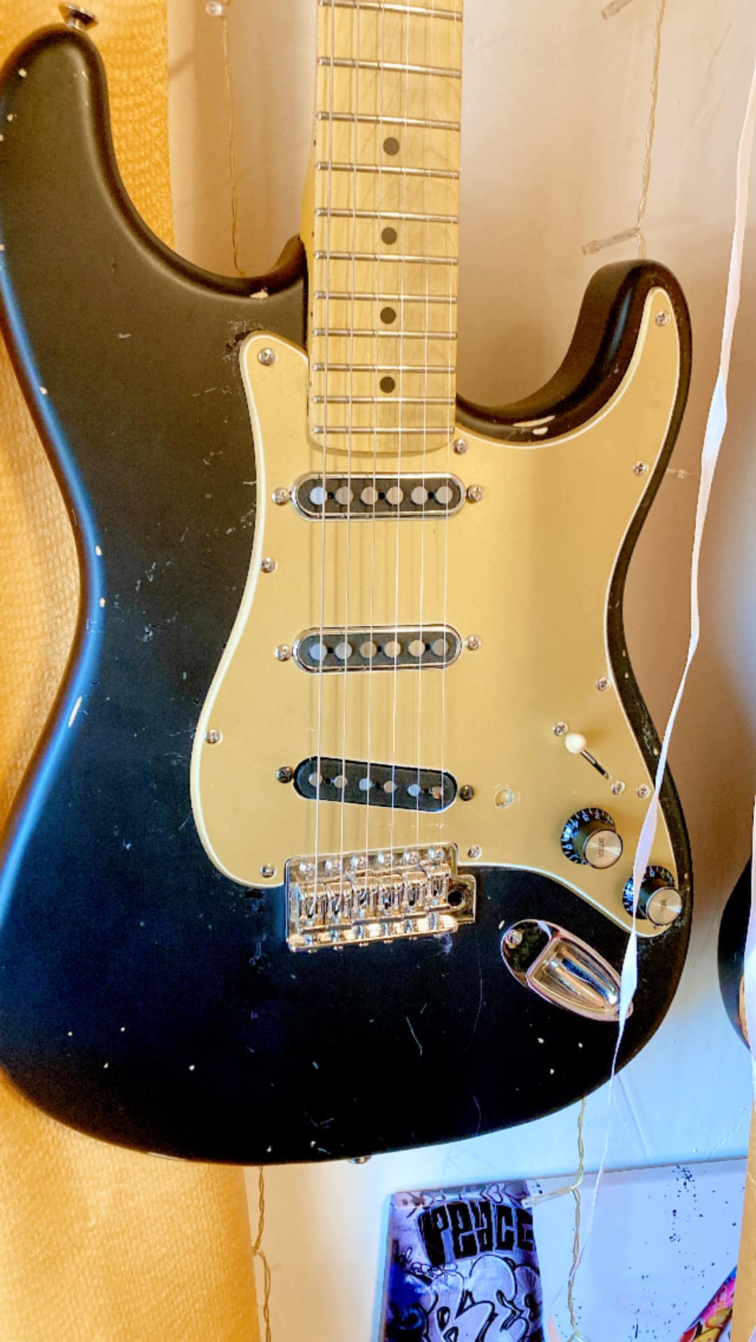 Early Moon Strat with custom upgrades and vintage pickups