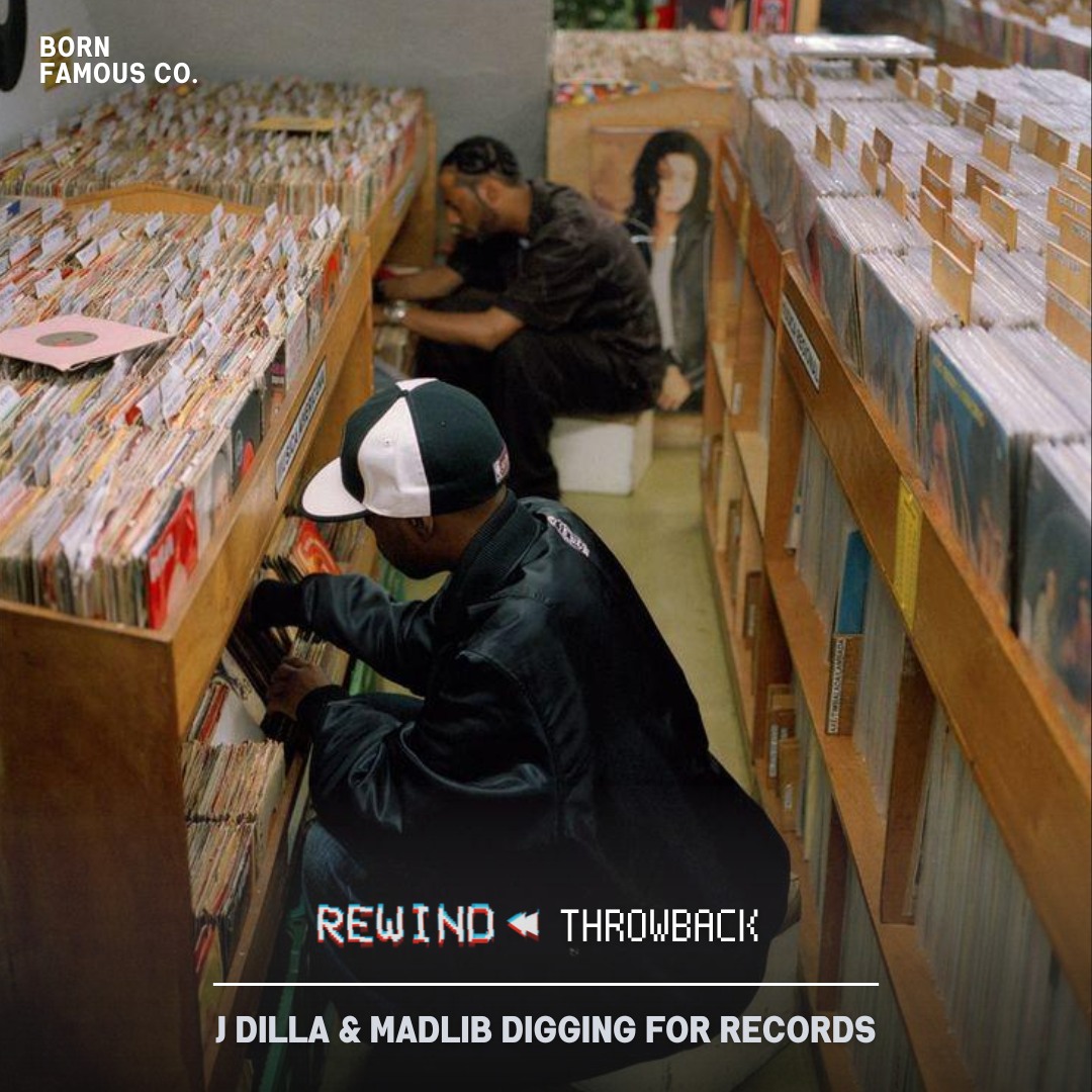 Madlib & Dilla. 👑👑 Two legends digging in the crates. #JDilla