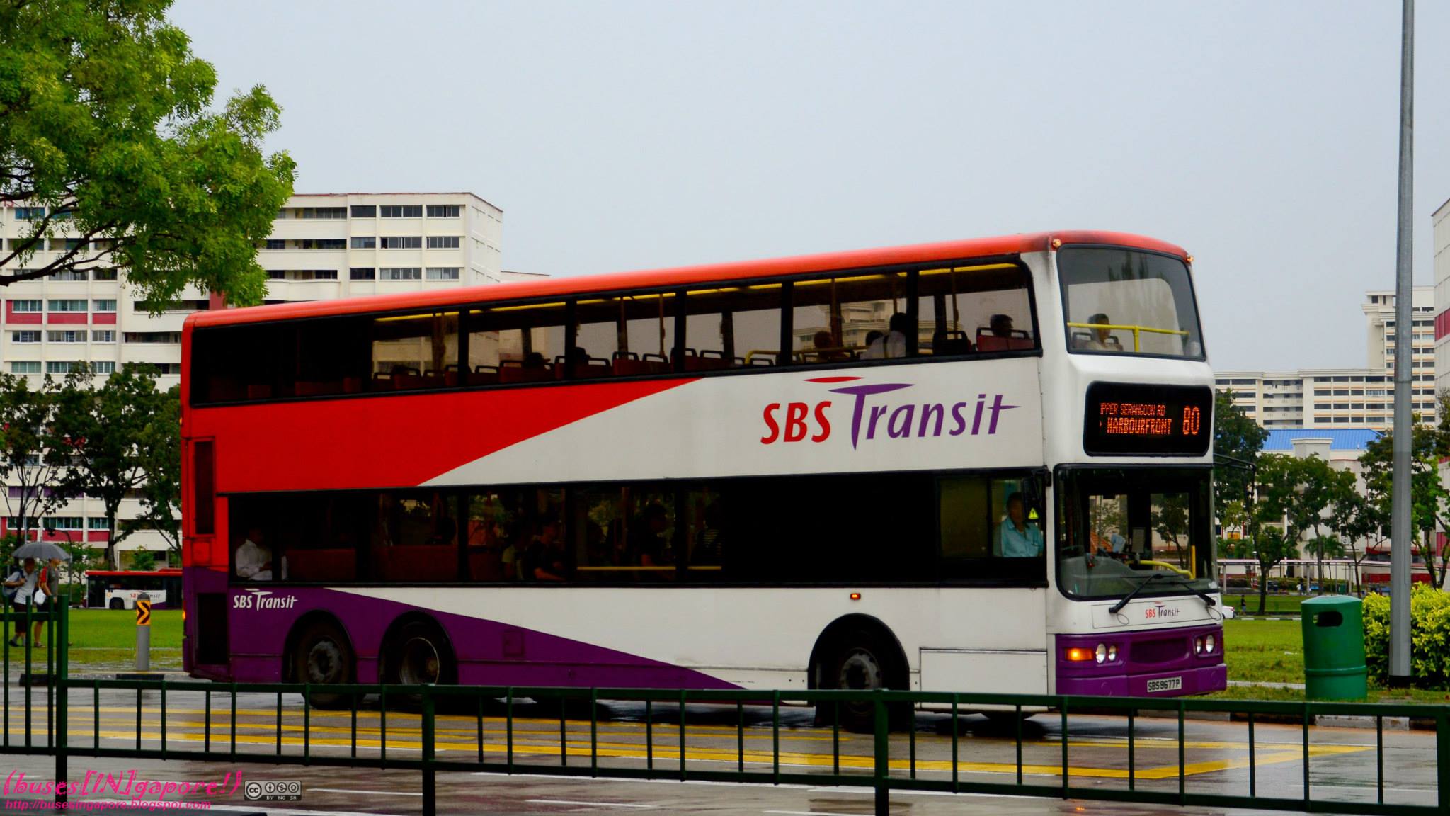 (buses[IN]gapore!) - SBS9677P is one of the few Hanover equipped Dennis ...