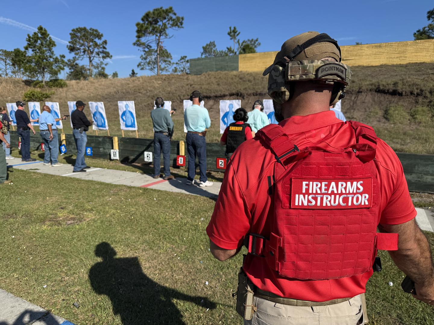We held our annual HR 218 qualifications today at the shooting range ...
