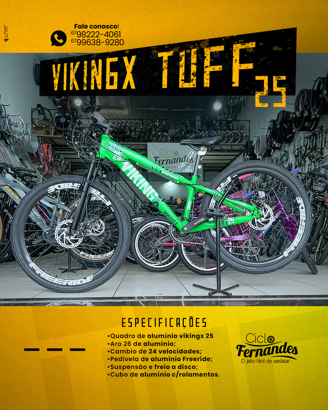 Ciclo - 🚴‍♂️ VIKINGX TUFF 25 🚴‍♀️ Descubra a potência e a robustez da ...