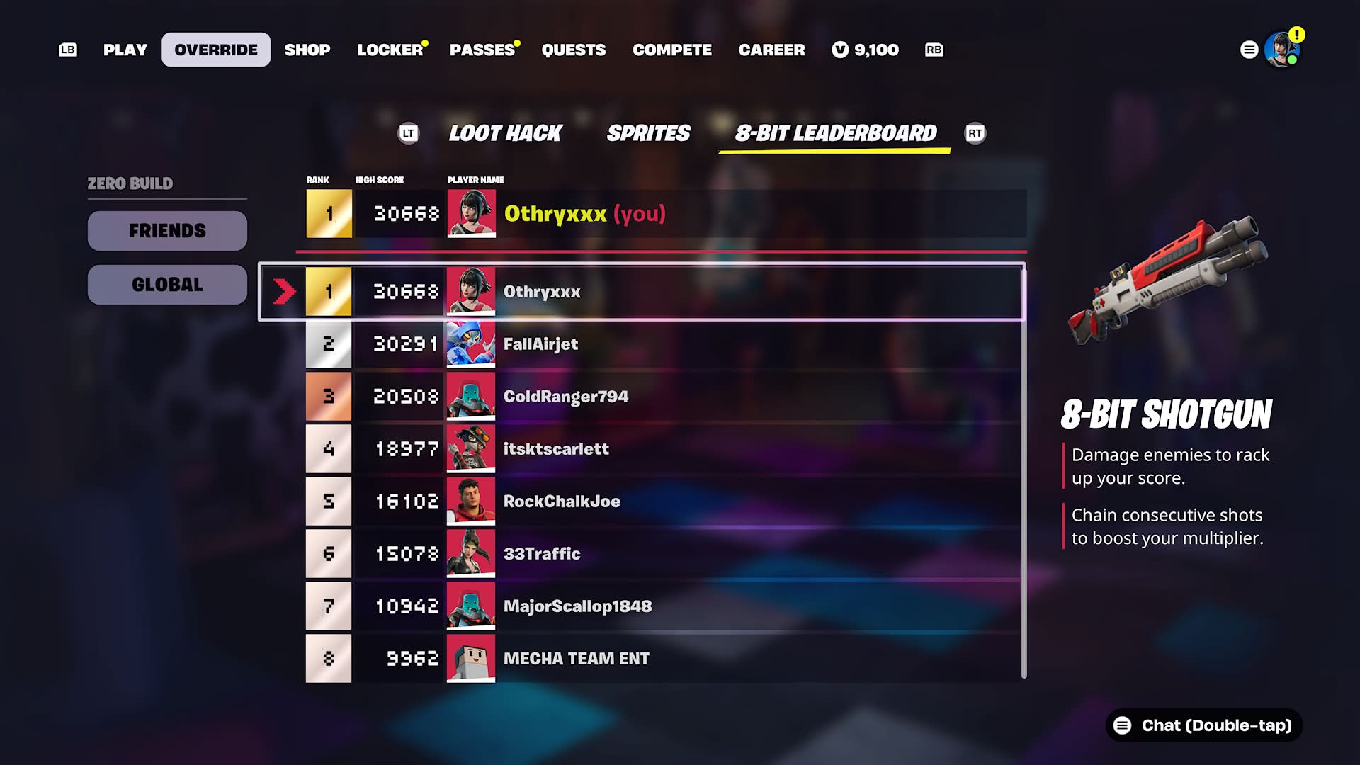 8-Bit Shotgun Leaderboard!
