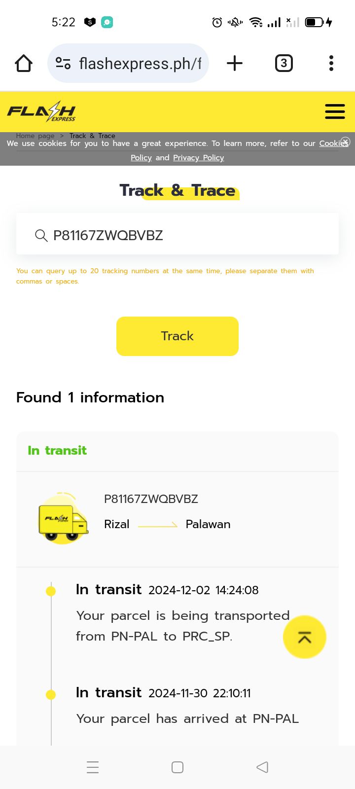 FLASH EXPRESS PALAWAN | Good afternoon. Gaano po kalayo Ang PN-PAL to ...