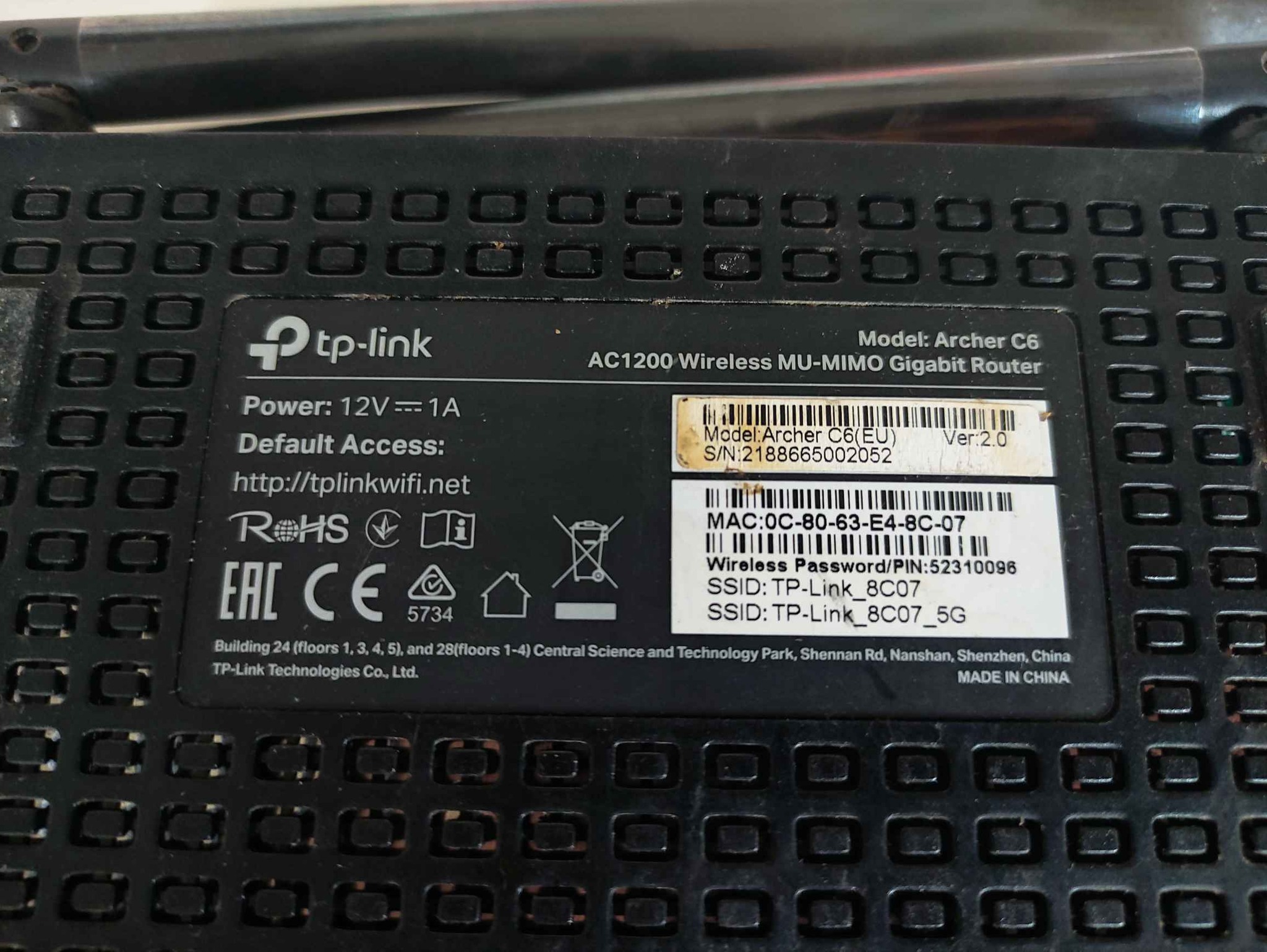 Router tp-link archer c6 ac1200 dualband - Bridges & Routers - Bantul ...