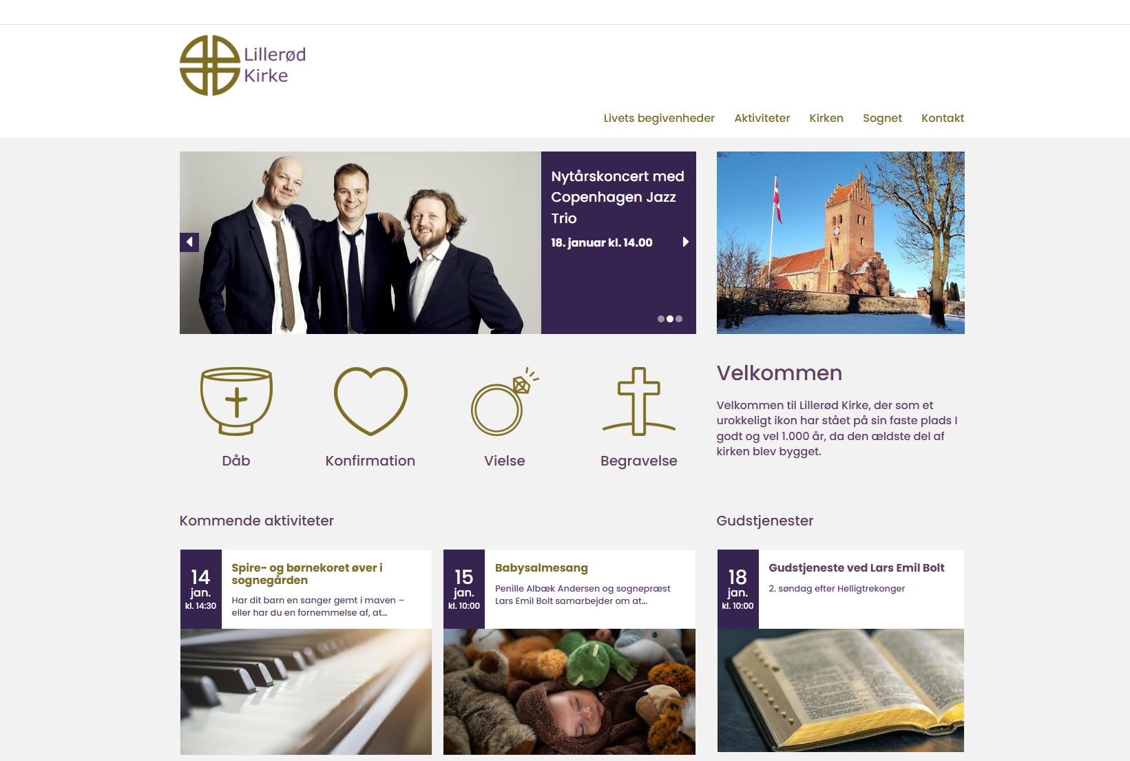 Lillerød Kirke - 🌸 VELKOMMEN TIL VORES NYE HJEMMESIDE 🌸... | Facebook