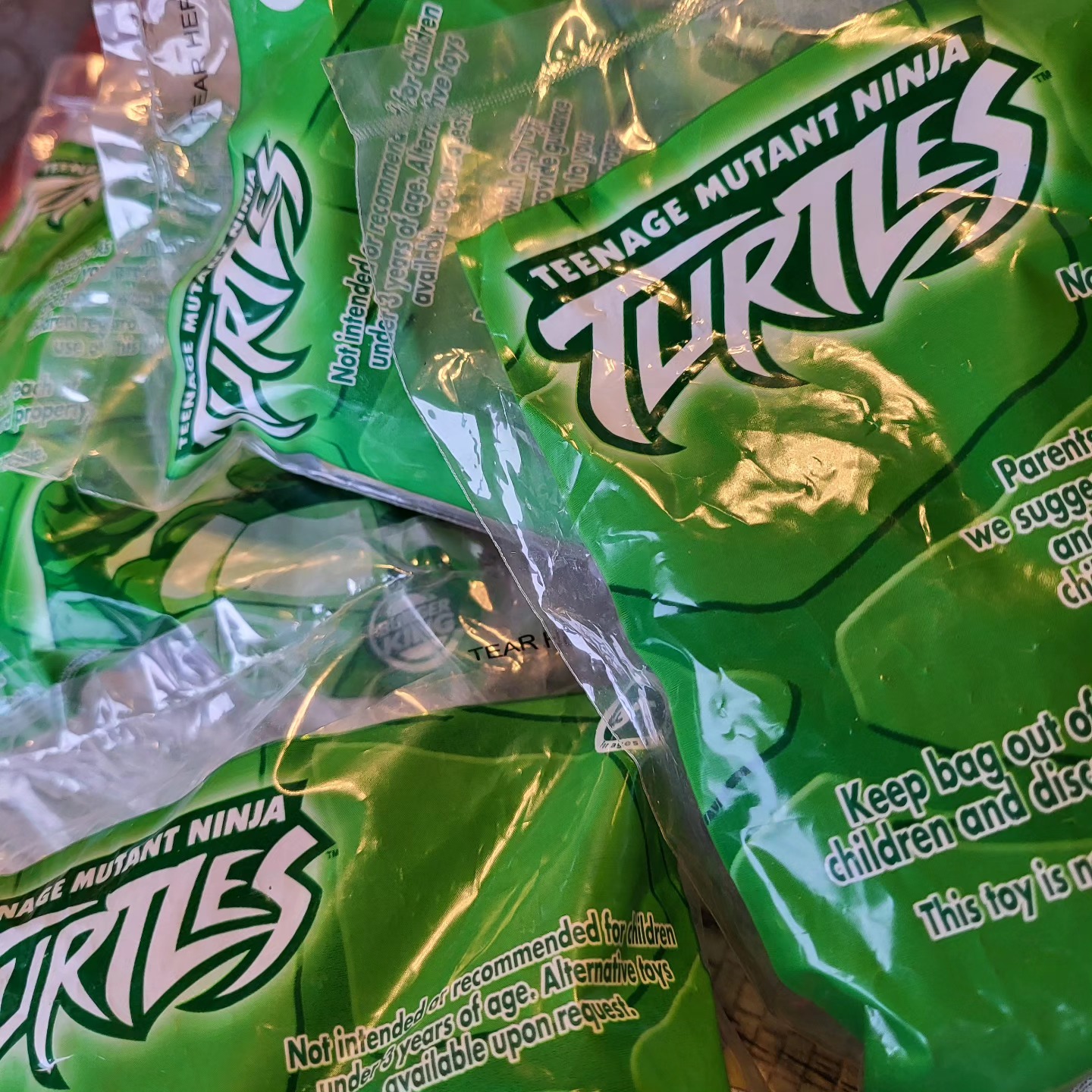 2003 Burger King Tmnt set of 5 #fastfoodtoyreviews #fftr #tmnt