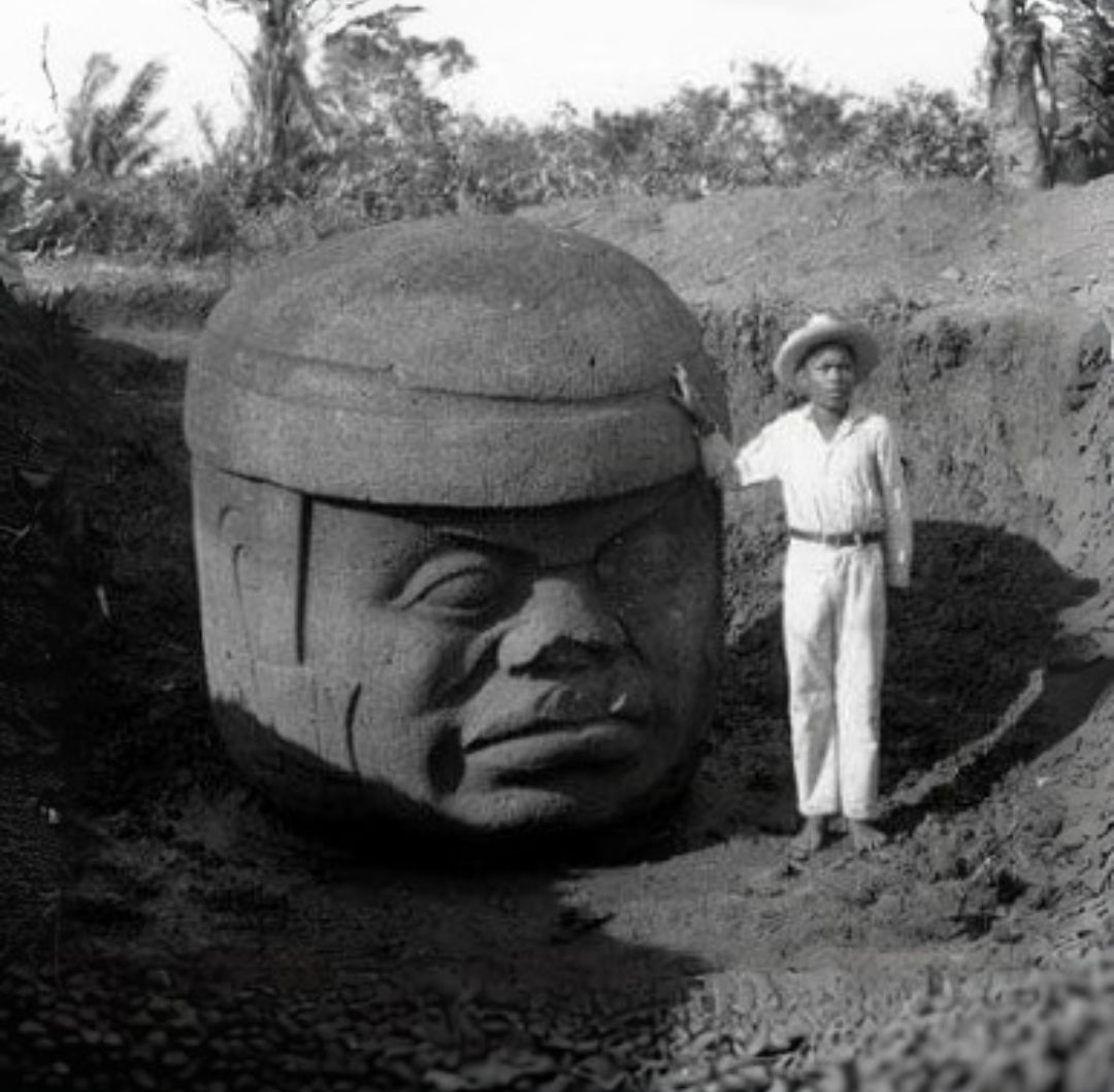 Apaches - Las cabezas colosales olmecas, monumentales esculturas de ...