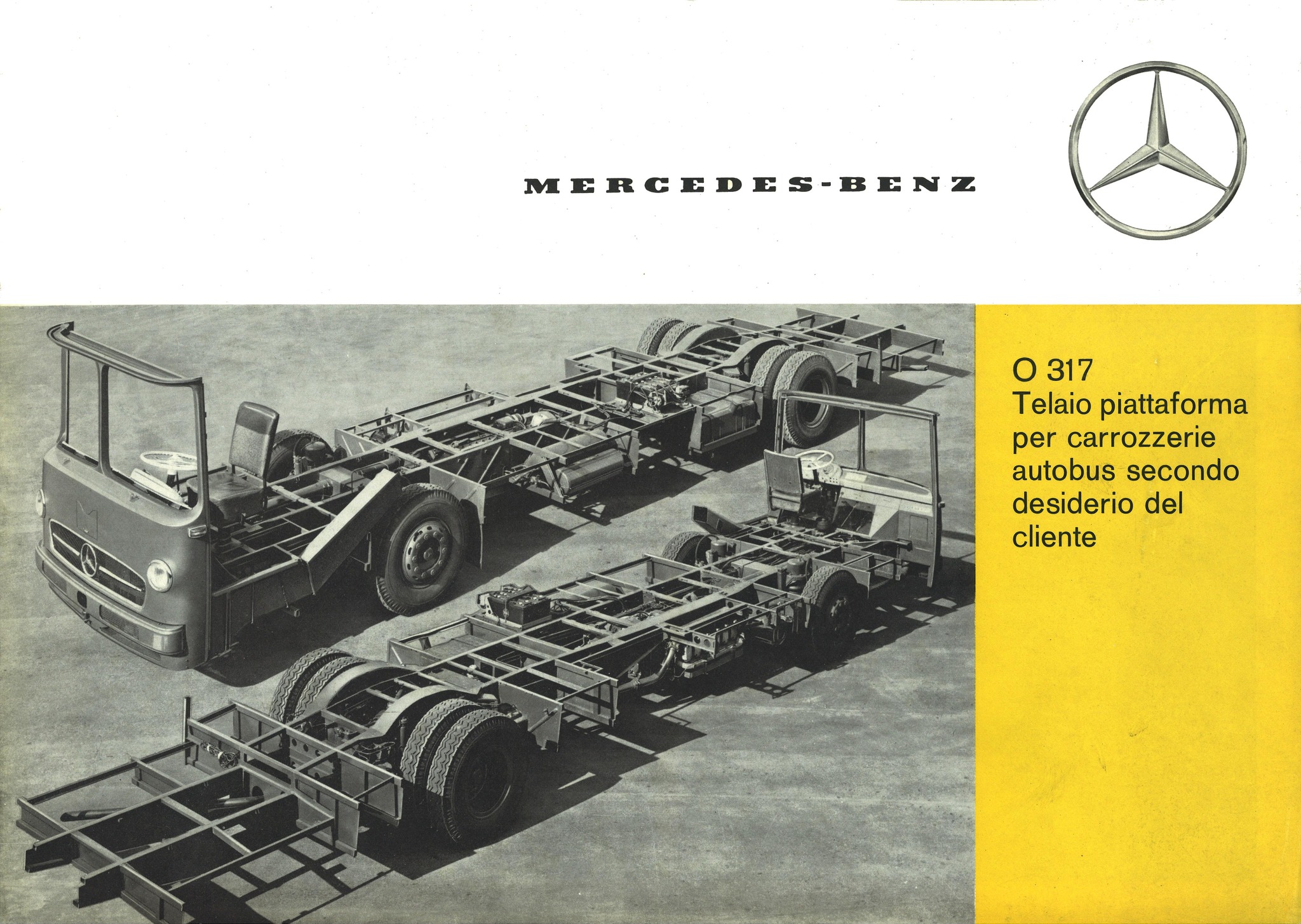 Very detailed 🇩🇪 Mercedes-Benz O 317 chassis brochure This may