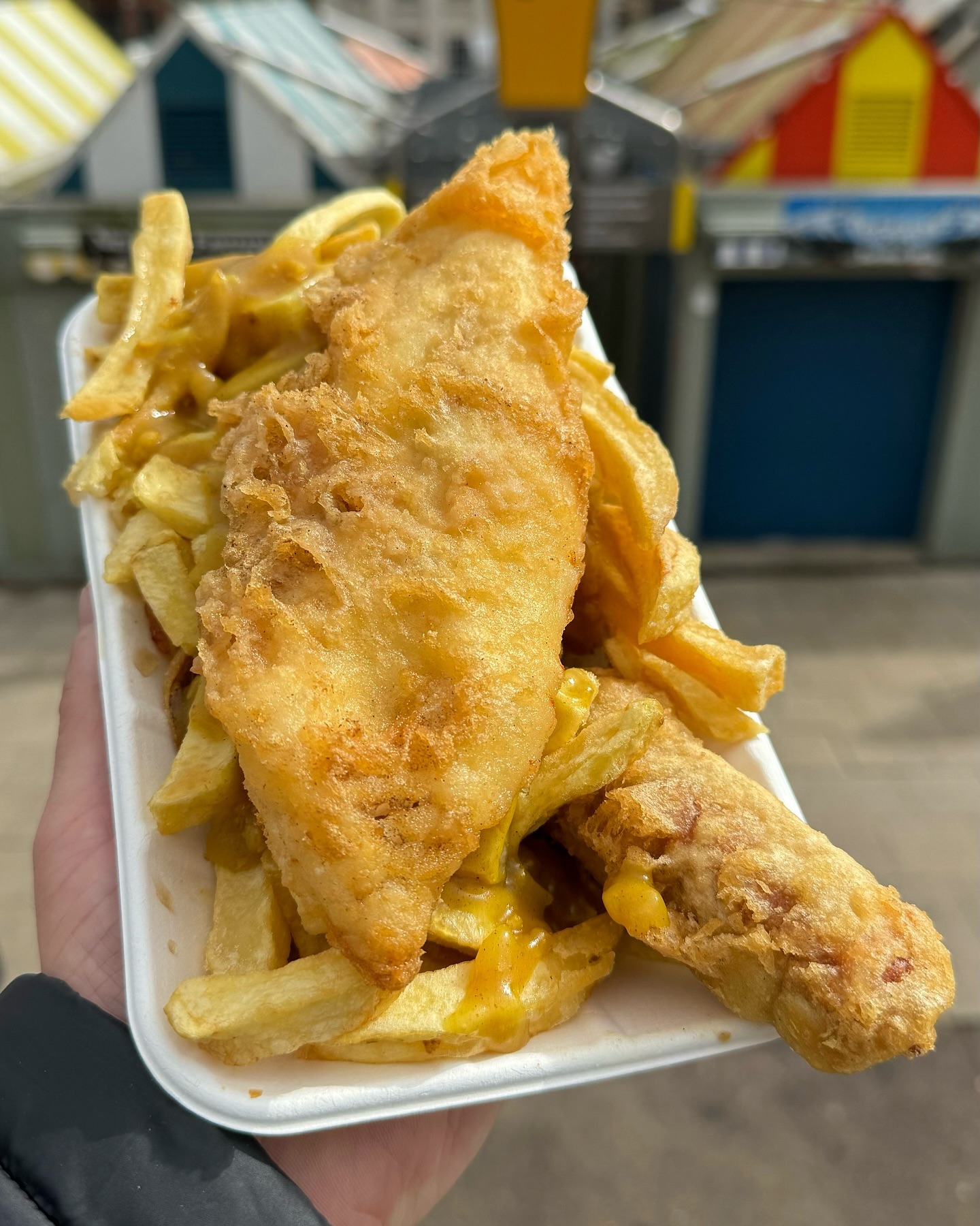 Mini cod, battered sausage, chips and... - Fry Up Inspector | Facebook
