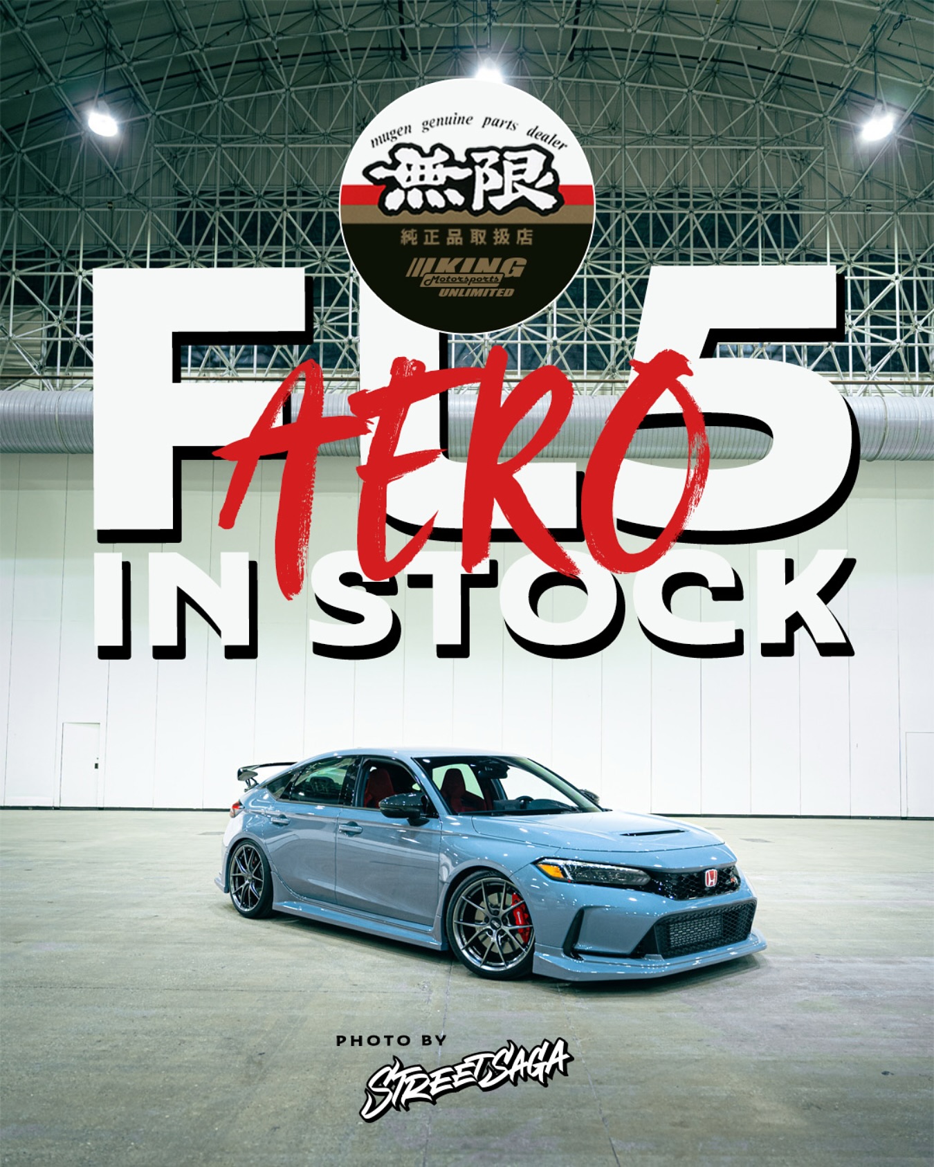 Civic FL5 Mugen BEAUTESHI load this FL5 with Mugen goodies from