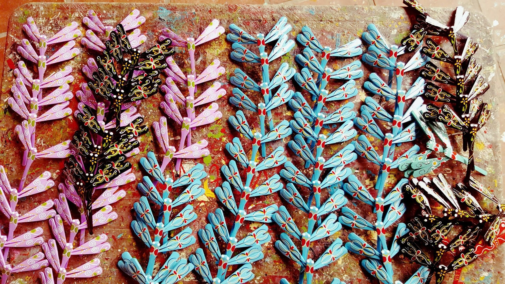 Folpus Bamboo Balance Dragonfly Craft Fisica Balance Toy, Esercizio capacità di Coordinazione dei Bambini Colore del Legno Regalo Meraviglioso Giocattoli INC