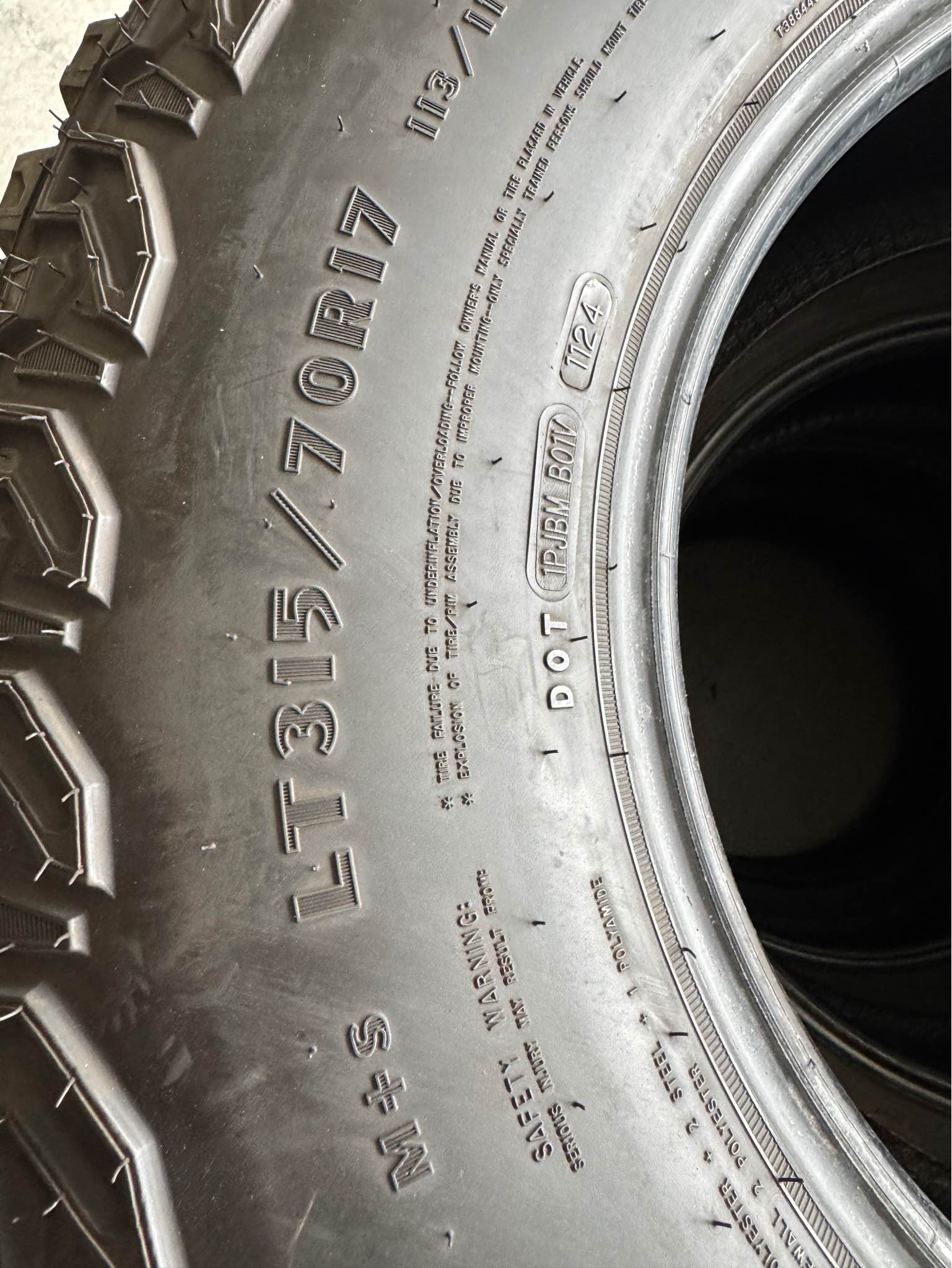 LT315/70r17 Goodyear wrangler territory MT tires - Car Wheels, Tires ...