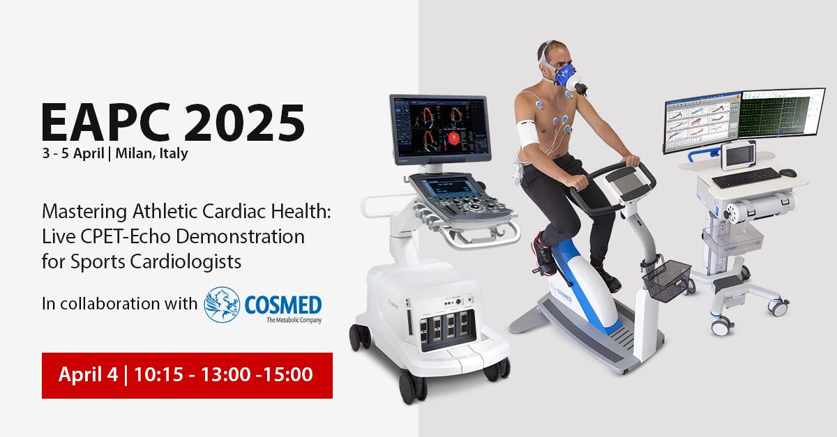 Canon - In collaboration with COSMED, we are presenting a Live CPET ...