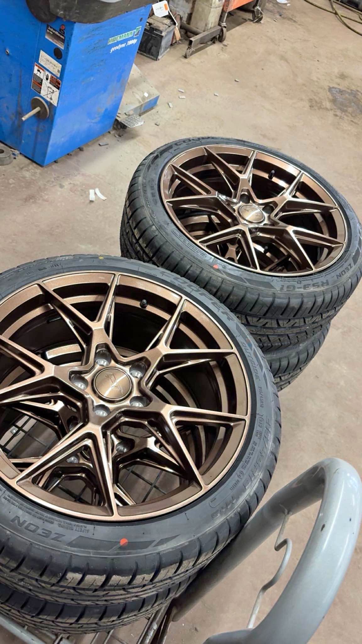 Dai bronze 18in rims with tires - Car Wheels, Tires & Parts - Minto ...