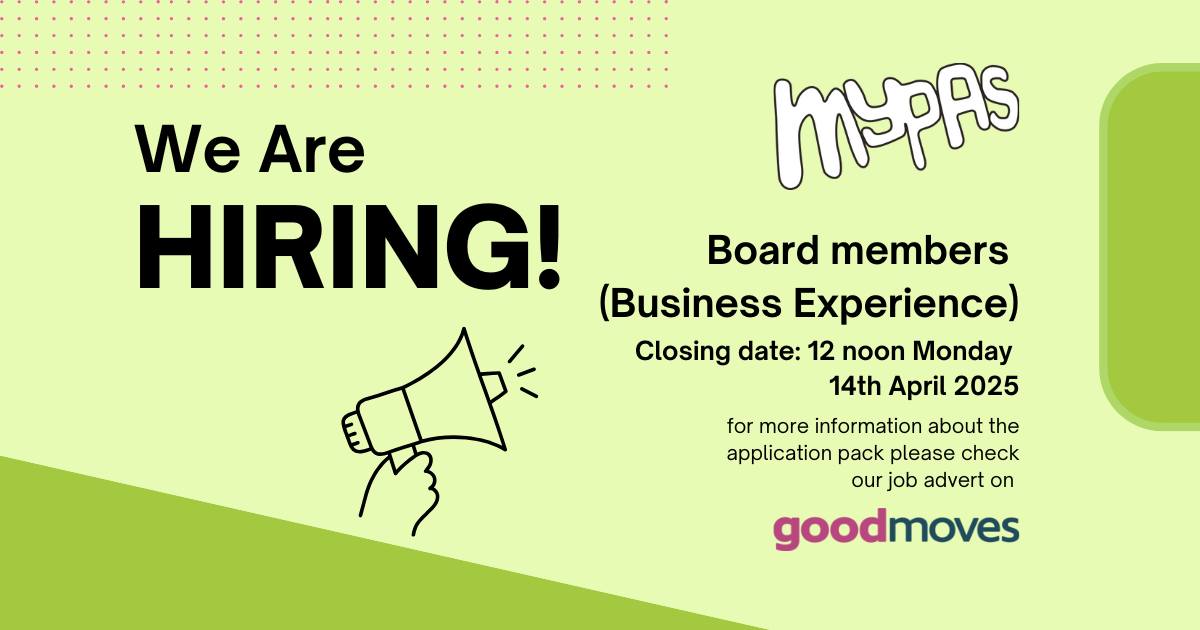 MYPAS - Job alert! 🚨 You can now apply to become a Board member at ...