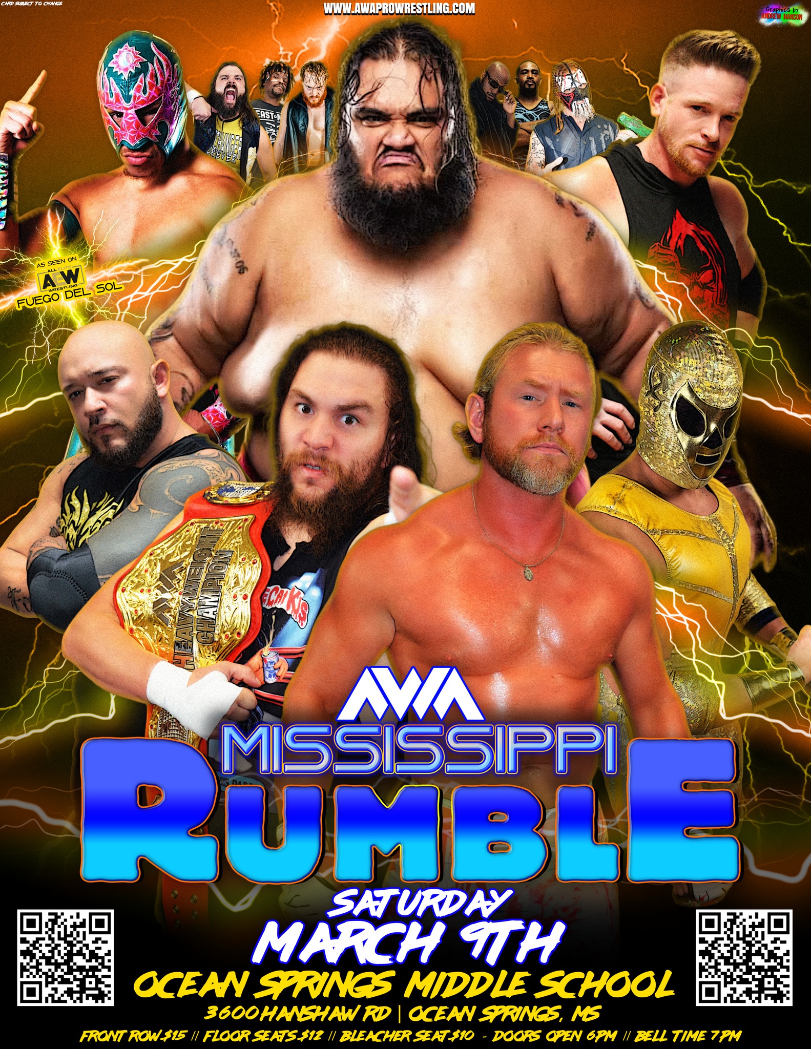 ⚡THE 2024 MISSISSIPPI RUMBLE!⚡... - AWA Pro Wrestling
