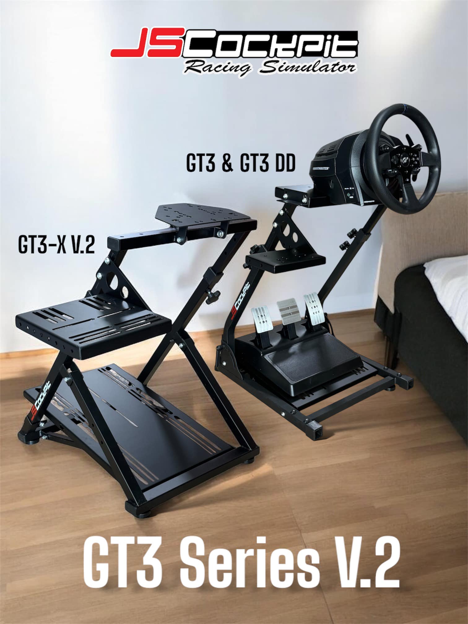 JSCockpit - JSCOCKPIT GT3 Series V.2 Wheel Stand ชุด Half Cockpit ที่ ...