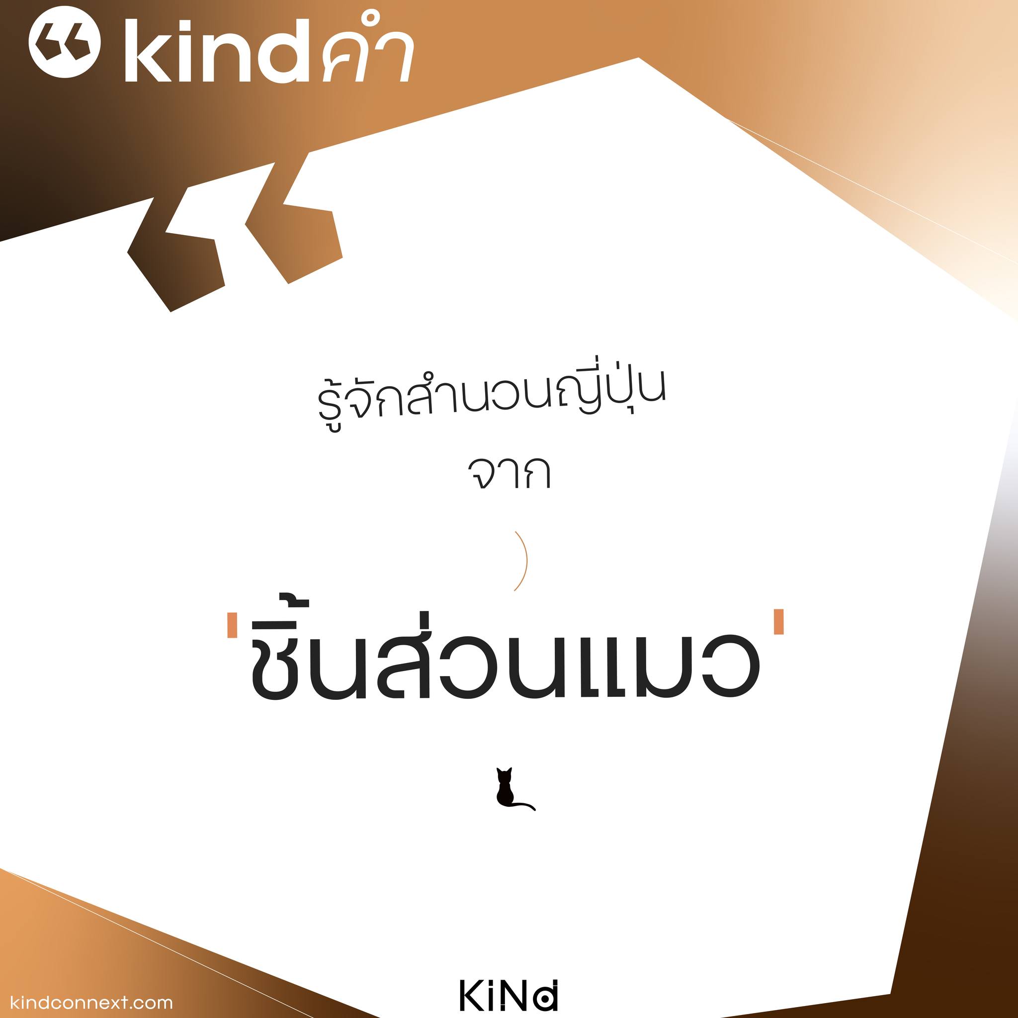 KiNdconnext - 🇯🇵 รู้จักสำนวนญี่ปุ่นจากชิ้นส่วนแมว __ 🐈‍⬛...