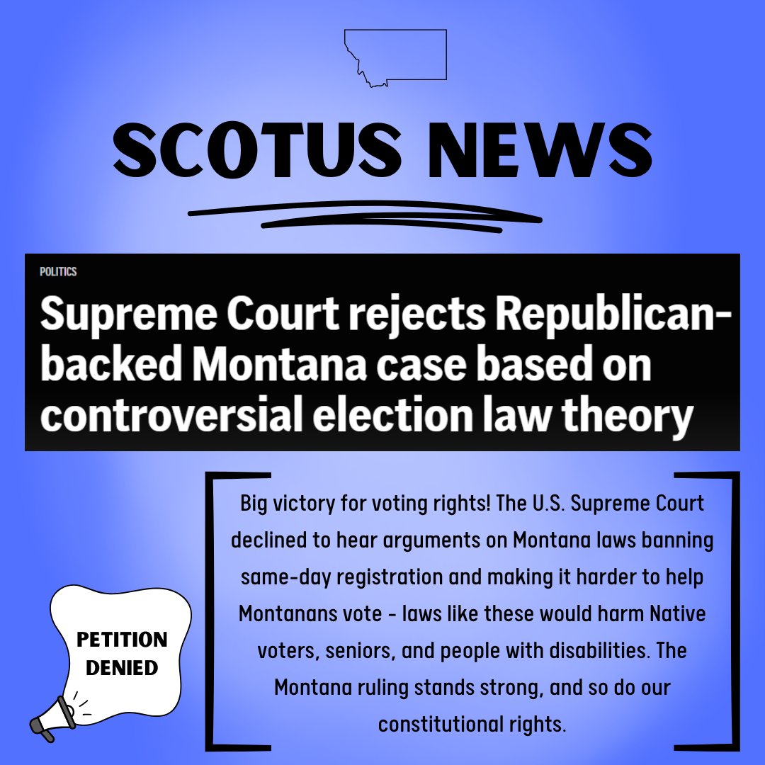Big Sky 55+ - This week, the Supreme Court turned down...