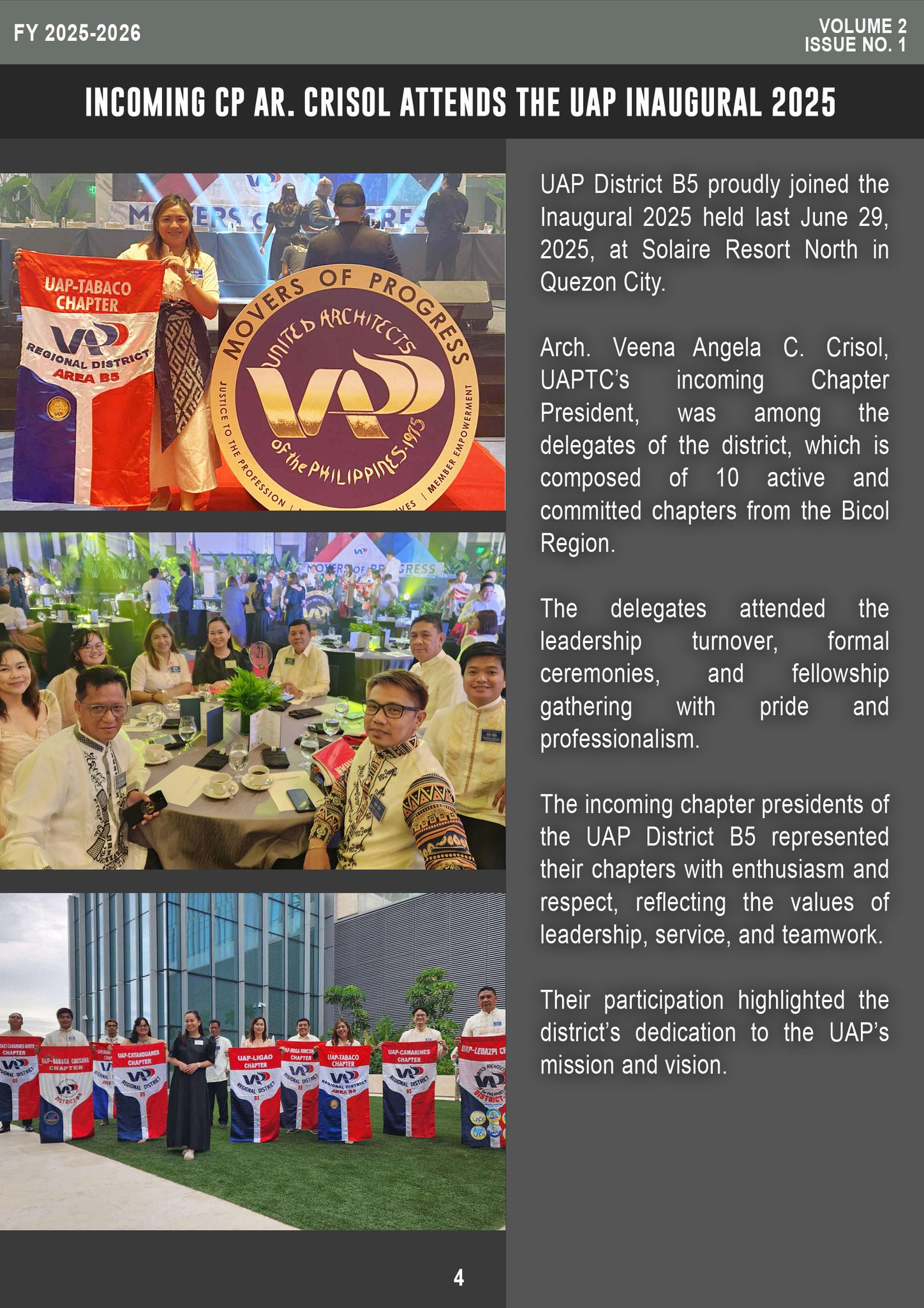 UAP Tabaco Chapter added a new photo. - UAP Tabaco Chapter
