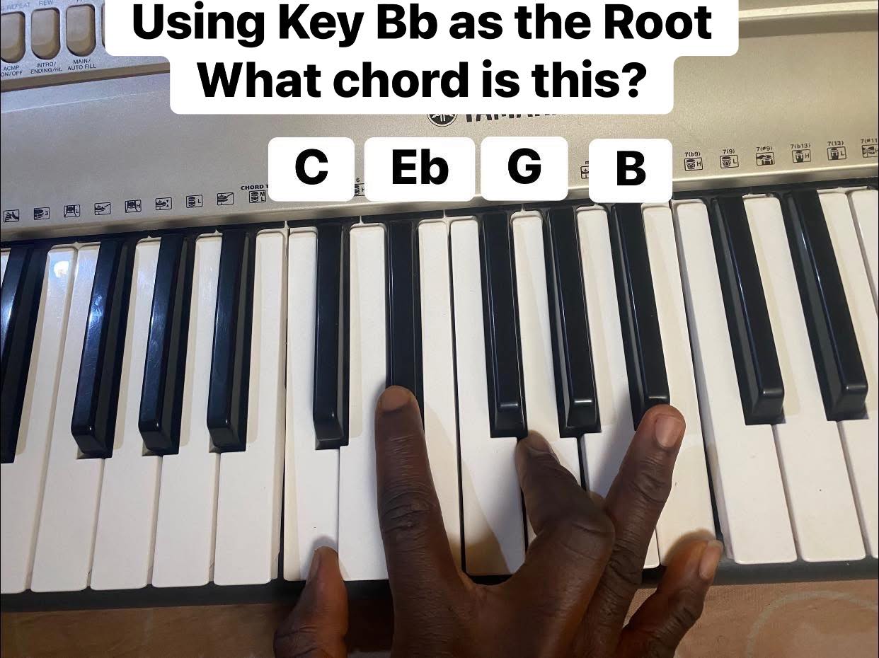 Daniel Onyeso - Using Key Bb as the Root What chord is... | Facebook