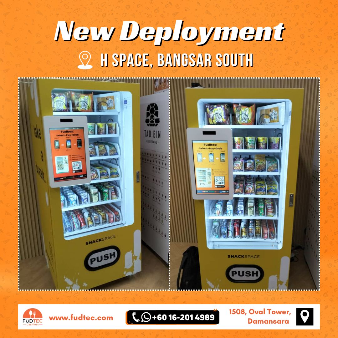 FudTec - Our Vending Machine - FudBOX Slim Deployment at...