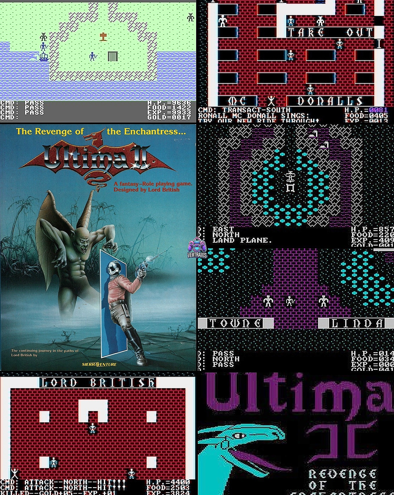 Ultima II: The Revenge of the Enchantress, a classic RPG with time
