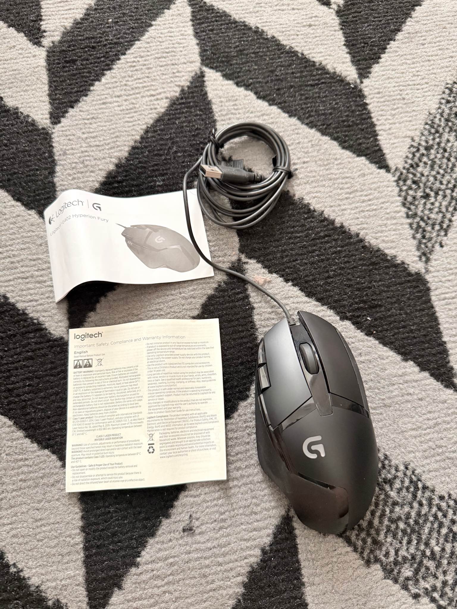MOUSE GAMING LOGITECH 402 HYPERFURRY - Keyboards & Keypads - Surakarta ...