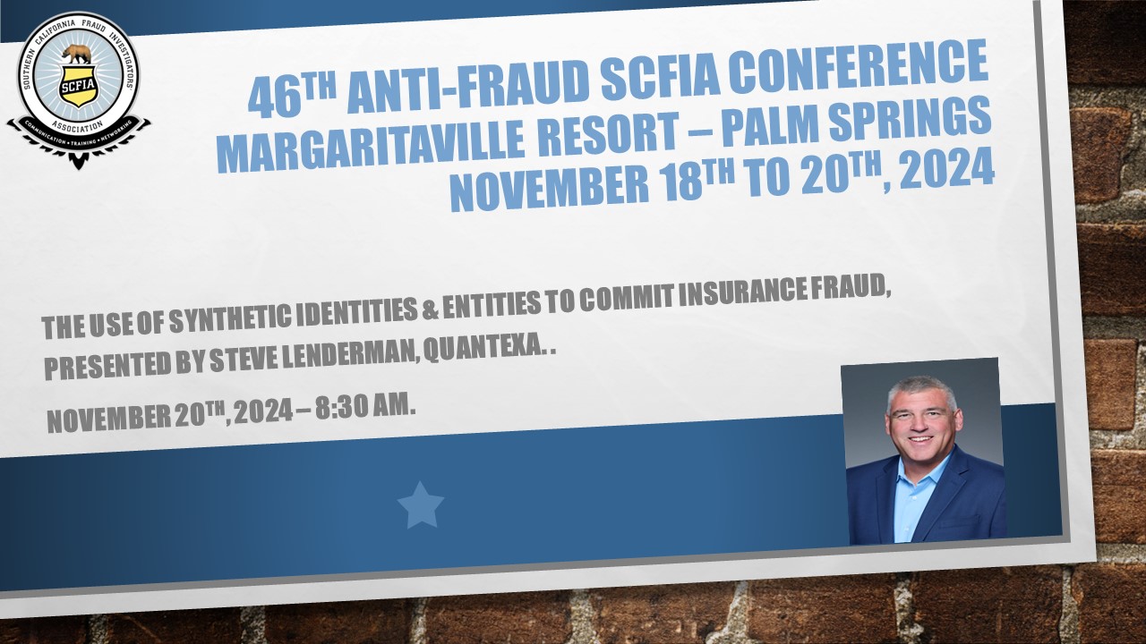 Very... - Southern California Fraud Investigators' Association | Facebook