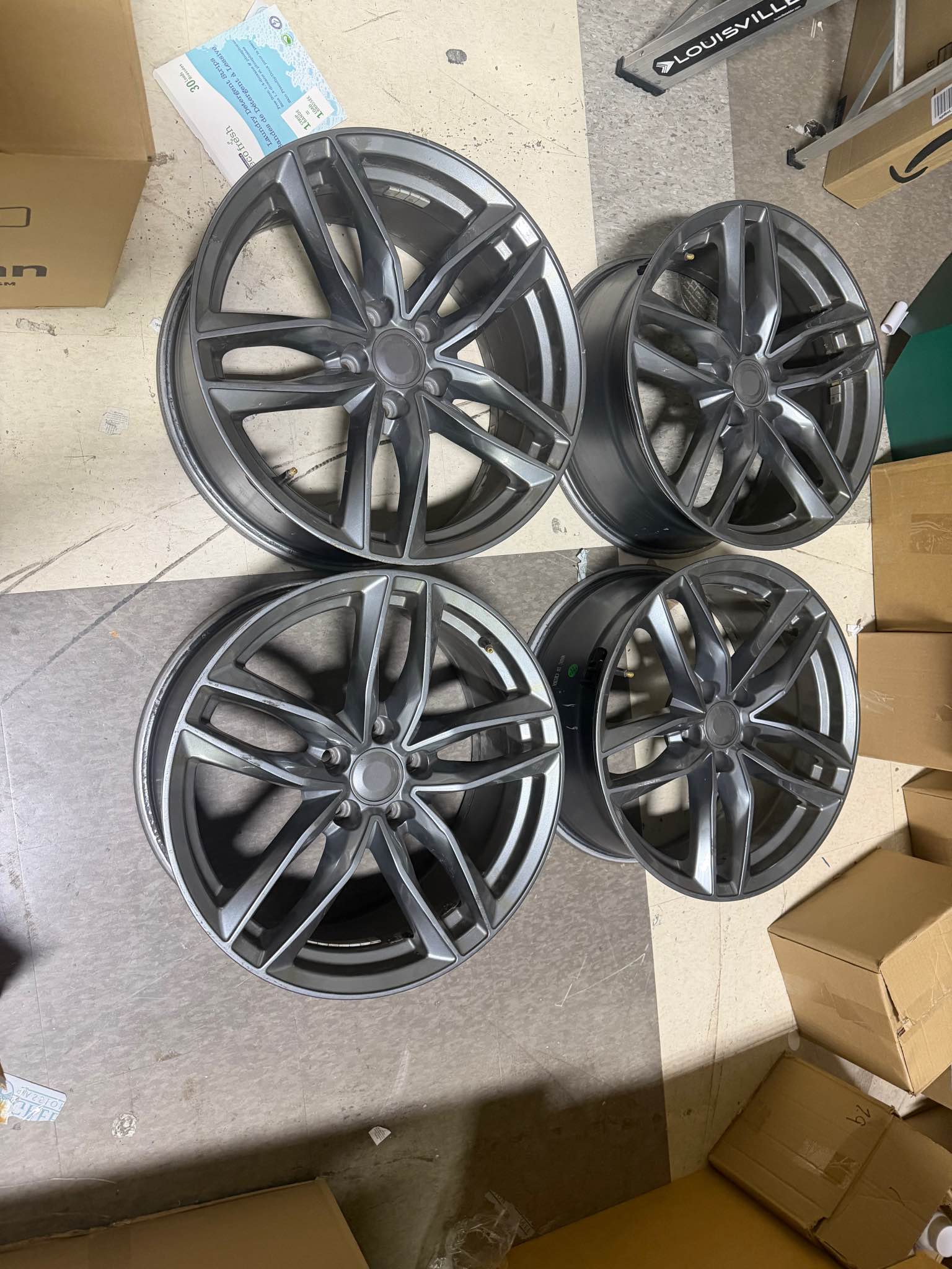 18 inch rims with TPMS sensors - Car Wheels, Tires & Parts - Pickering ...